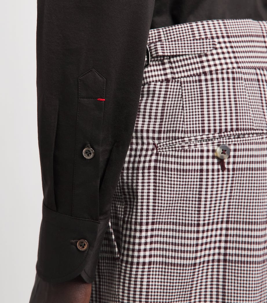 Isaia Mens Cotton Jersey Shirt Image 3