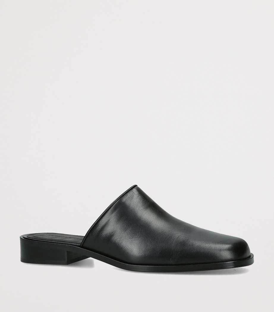 Studio Nicholson Soft Leather Mules Black Image 2