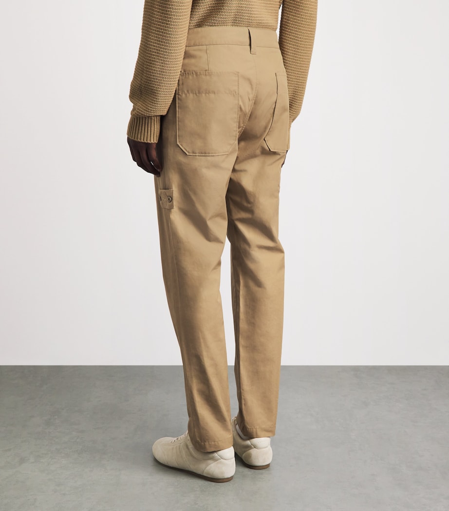 Stone Island Mens Cotton Ghost Straight Chinos Image 5