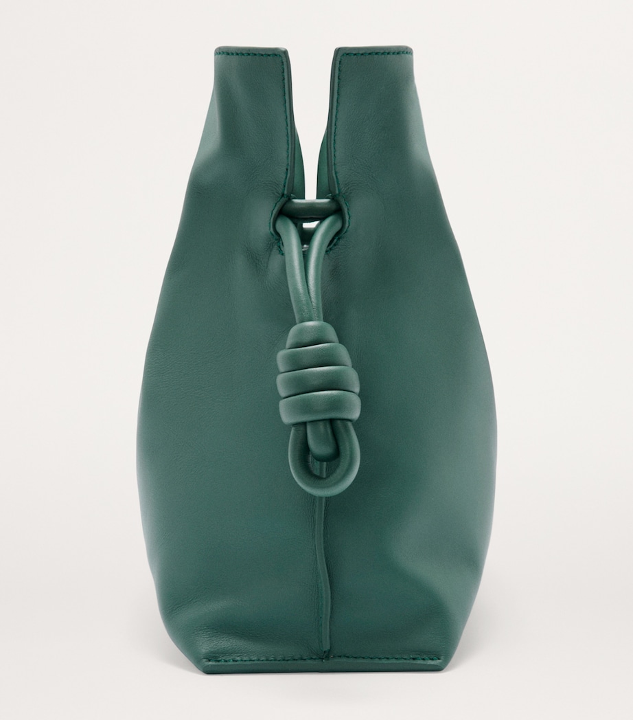 LOEWE Medium Leather Flamenco Purse Vetiver Image 4