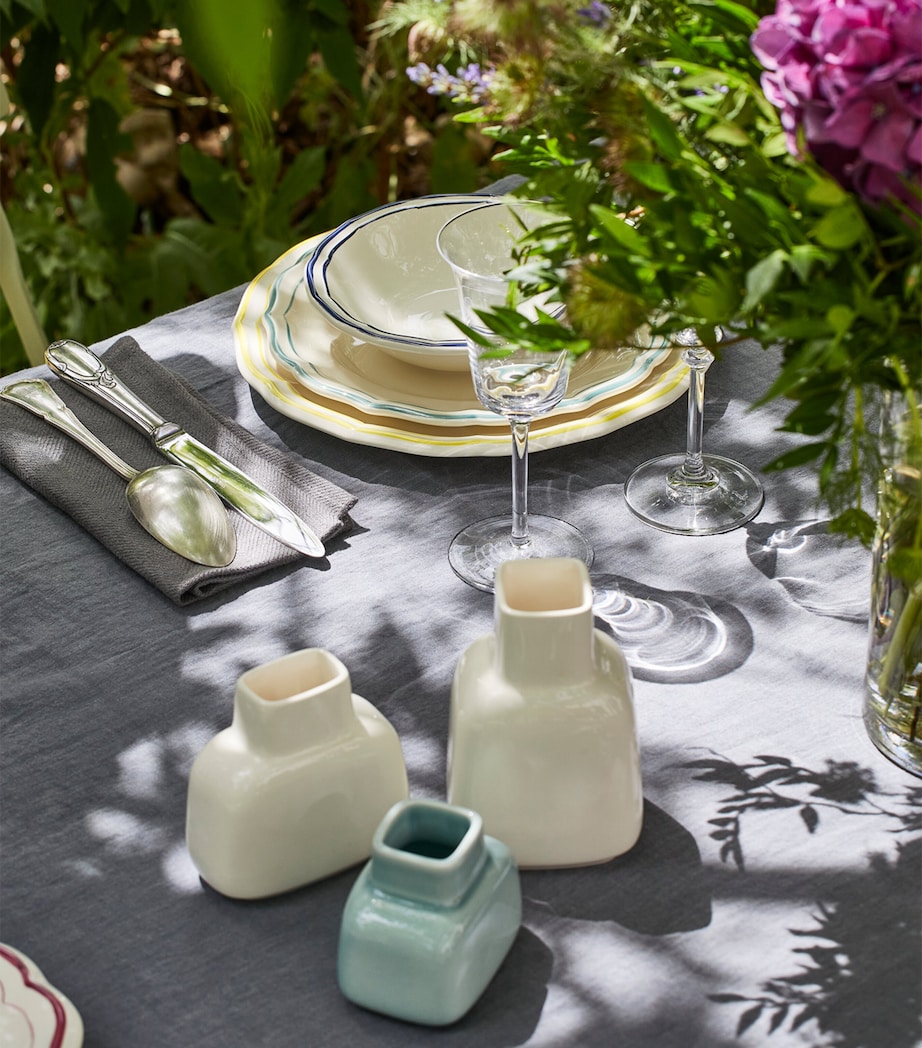 Filet Cobalt Cereal Bowls (Set of 4) WHITE, BLUE Image 2