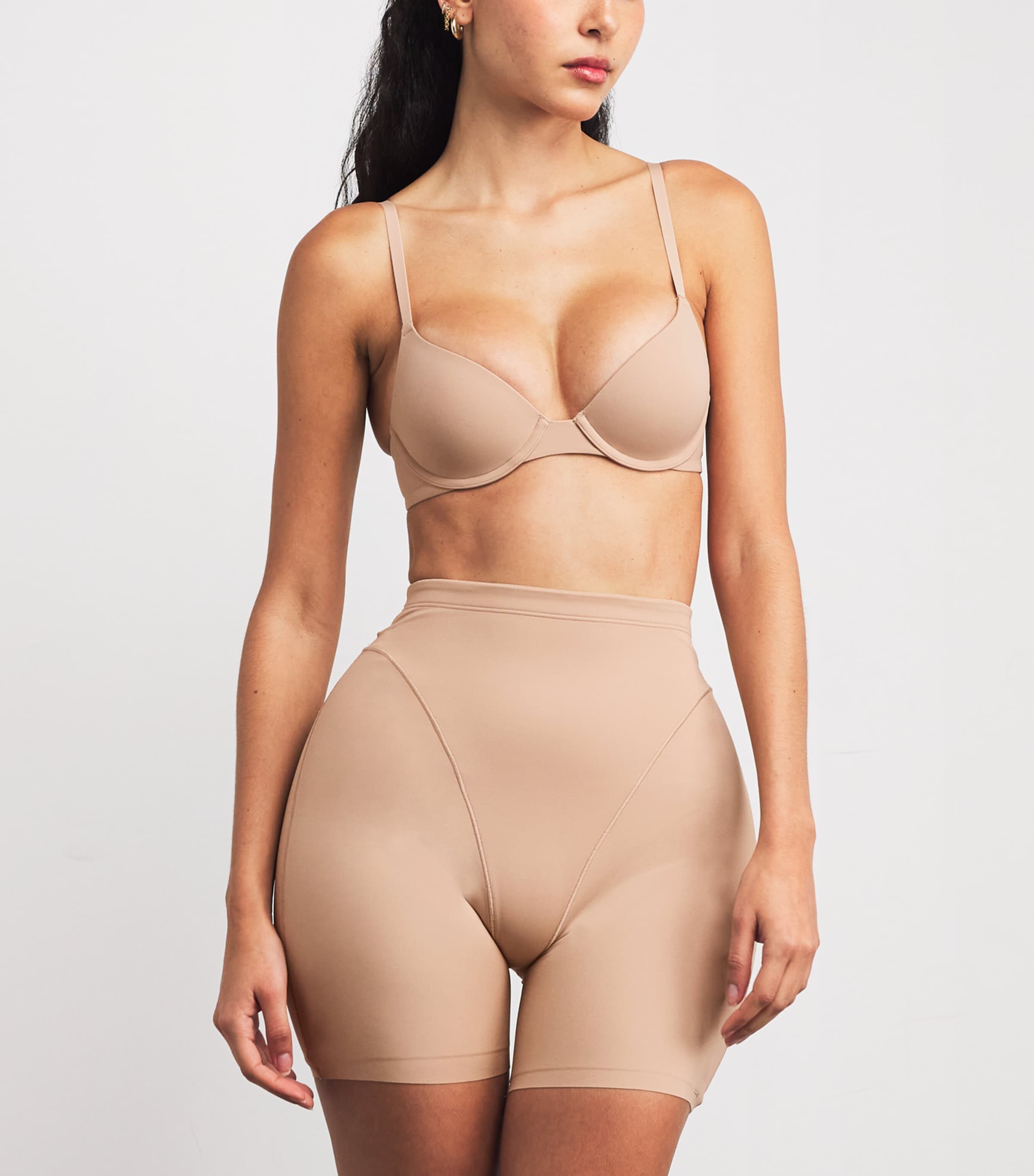 Butt and Hip Enhancing Padded Shorts CLAY Image 2