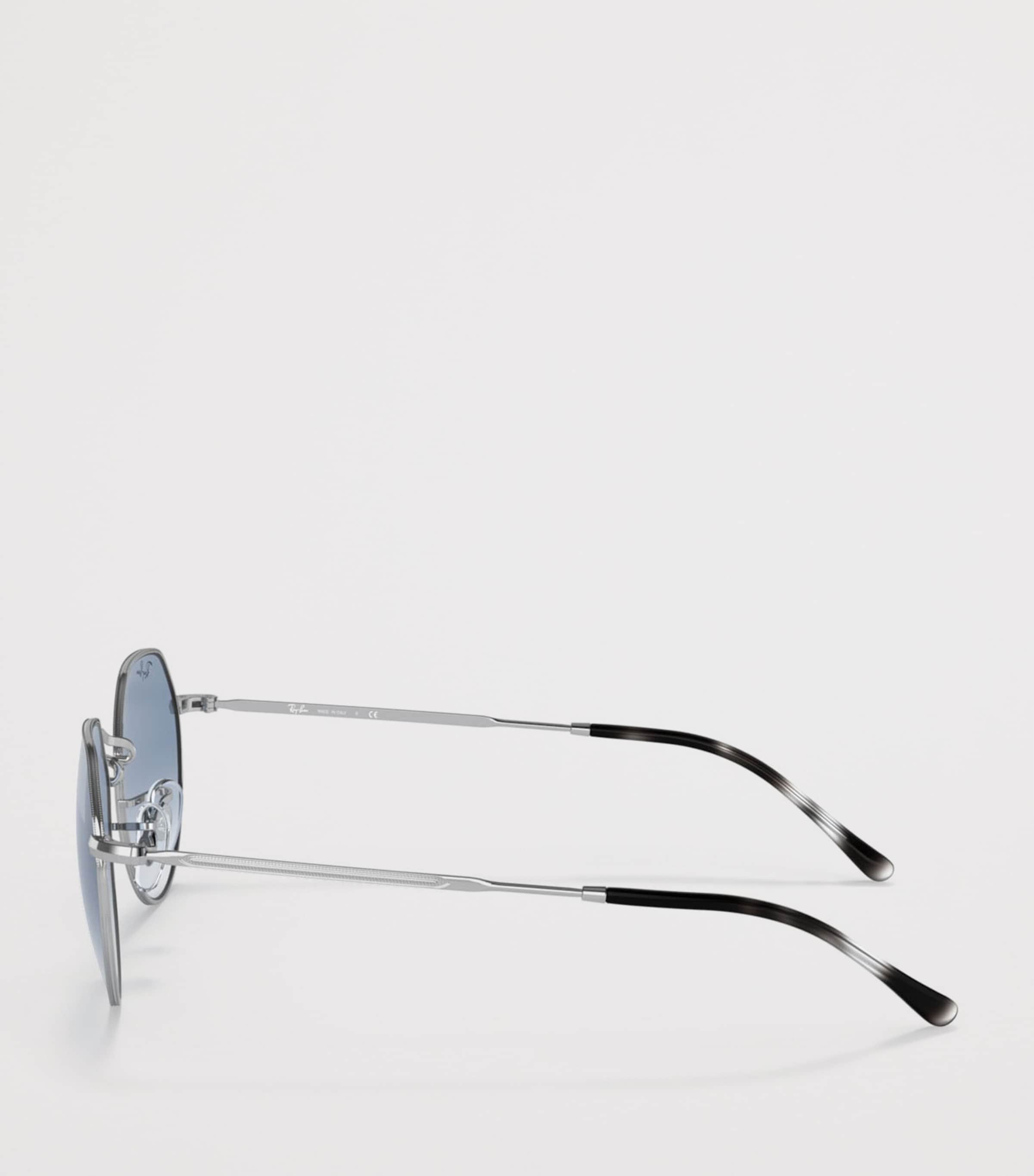 Ray-Ban Metal Jack Round Sunglasses Silver Image 3
