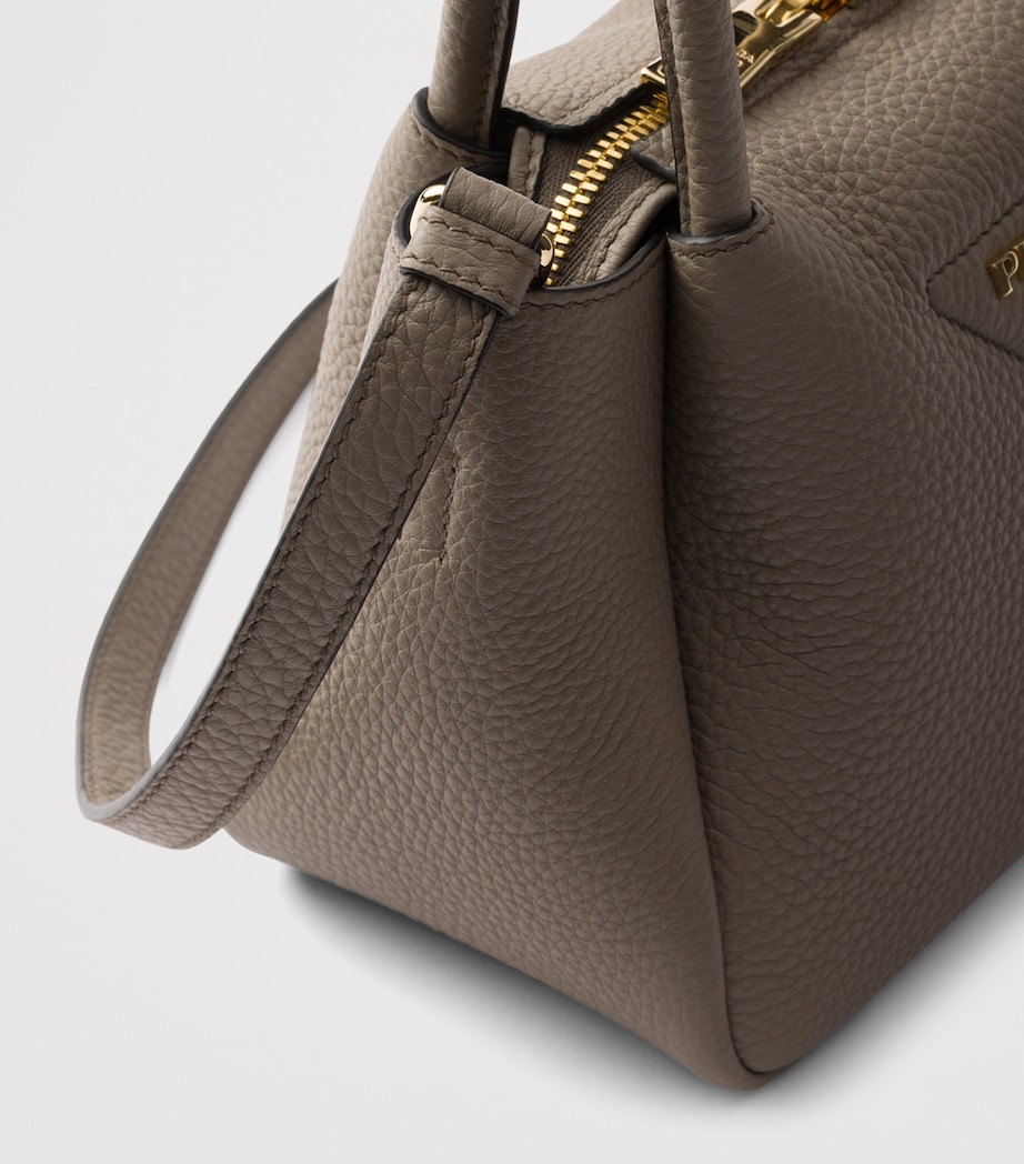 Mini Leather Top-Handle Bag F03QH Image 5