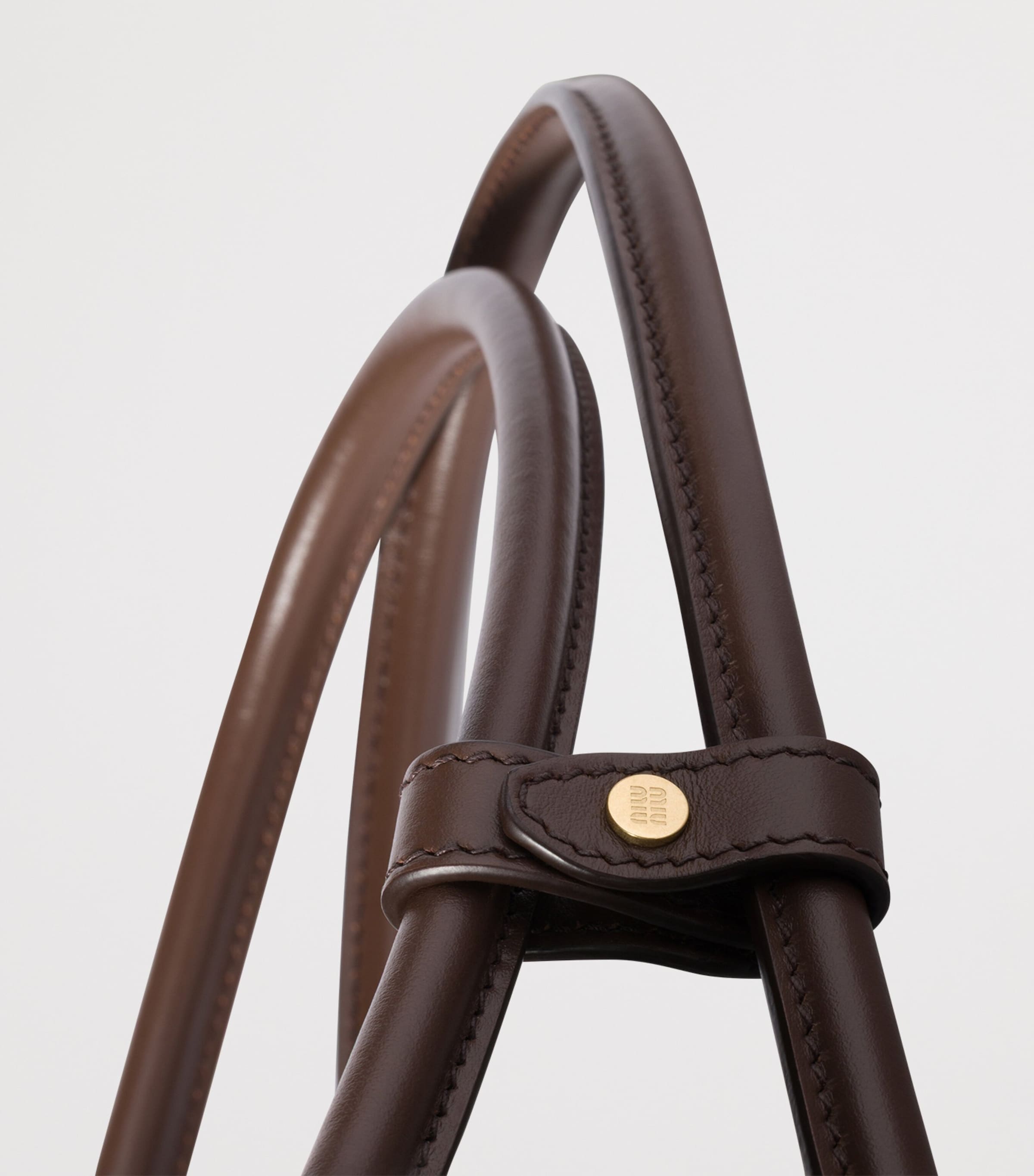 Tartan-Leather Beau Top-Handle Bag F0CMV Image 5