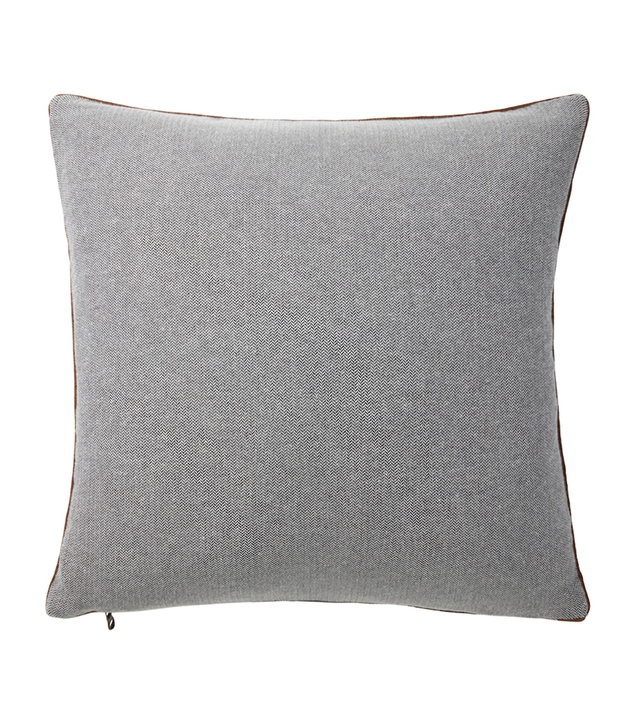 Yves Delorme Orchidia Square Cushion Cover (45cm x 45cm) Kaki Image 2