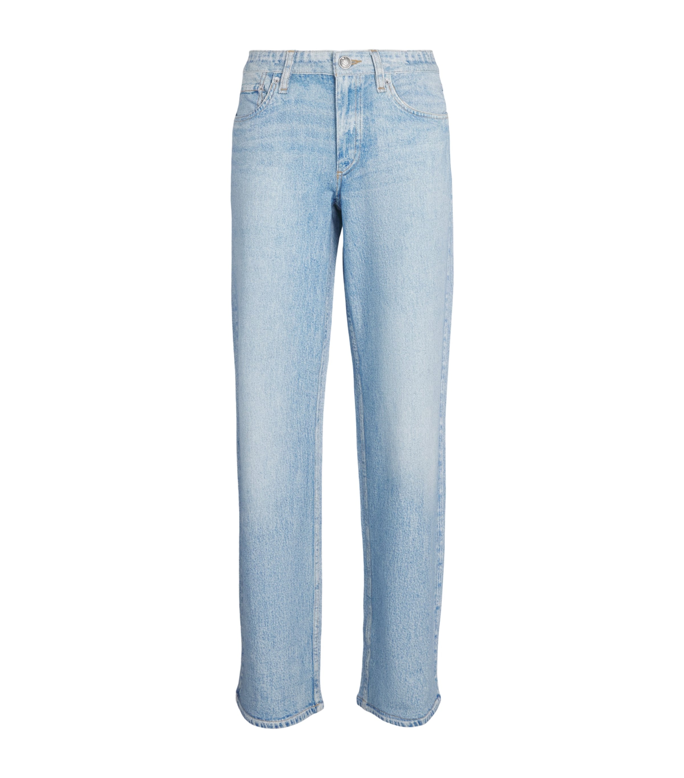 Rag & Bone Womens Trompe-l'Oeil Wide-Leg Trousers Aria Image 1