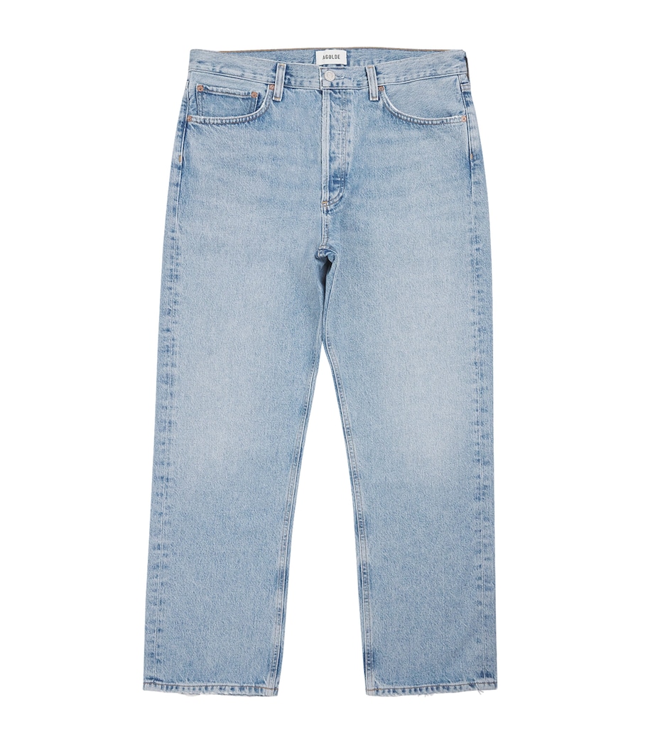 AGOLDE Mens 90's Straight Jeans Force (vint Marbled) Image 1