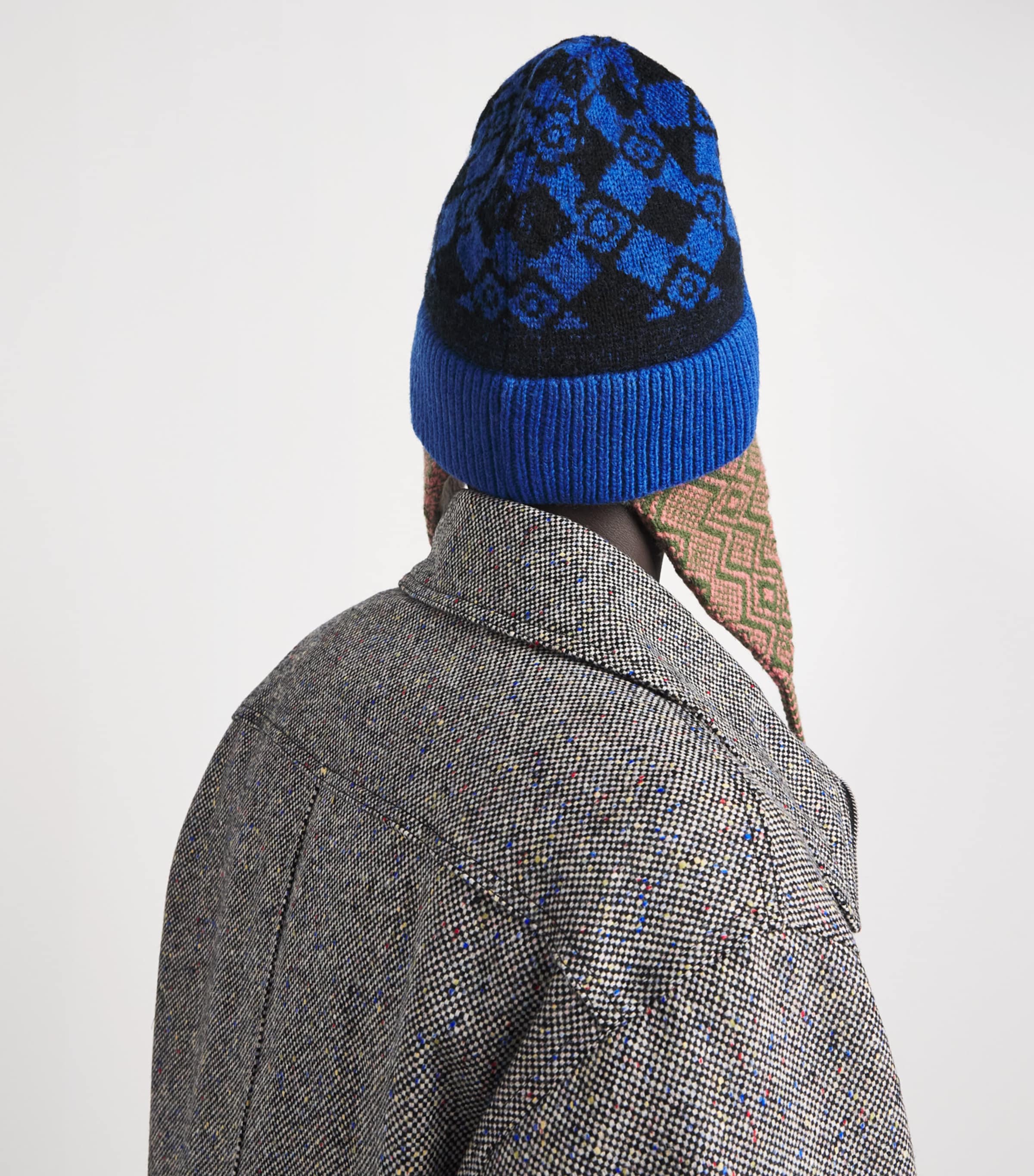 DRIES VAN NOTEN Wool Jacquard Hat King Image 4