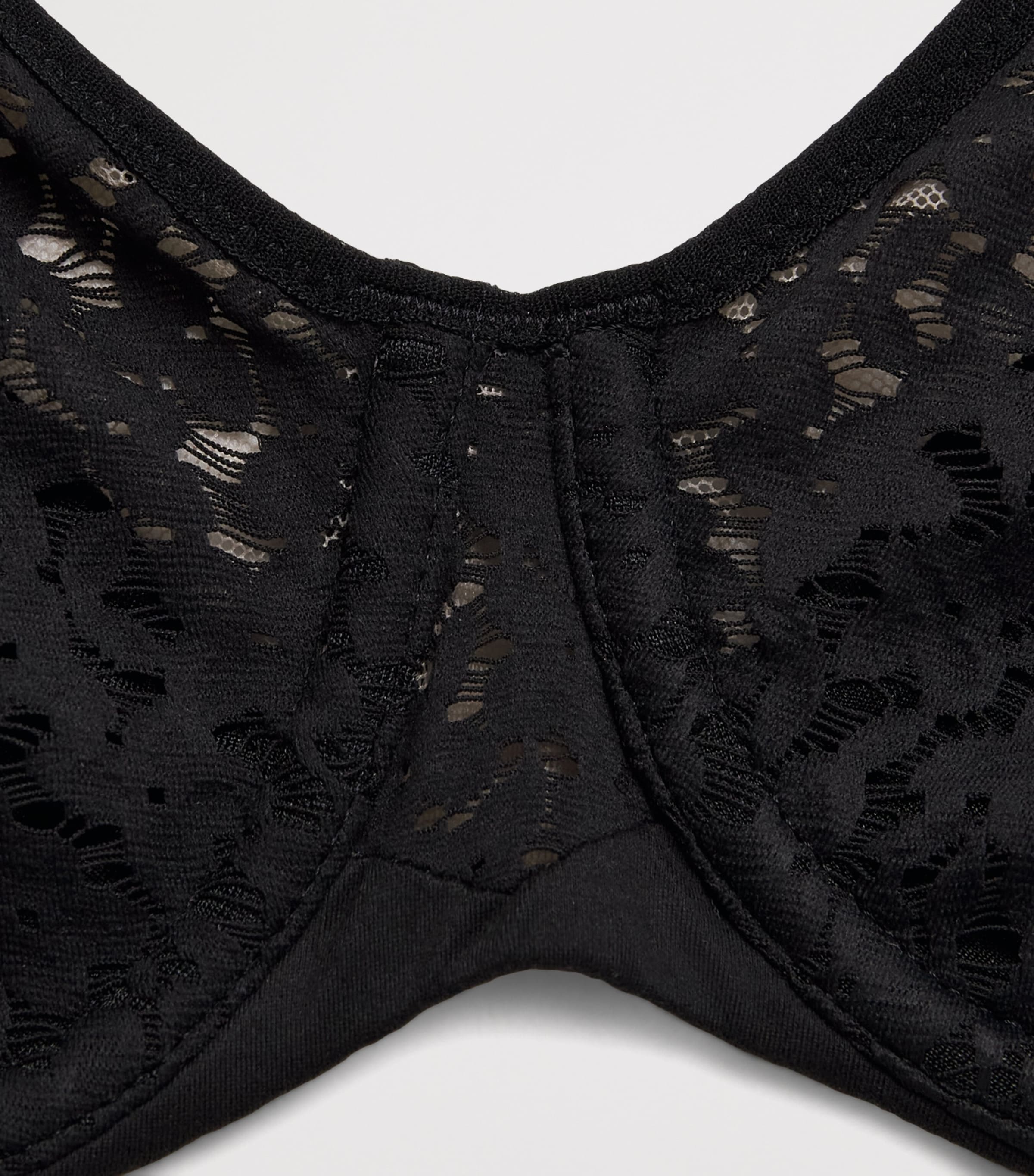 Chantelle Womens Norah Underwired Bra Black Image 4