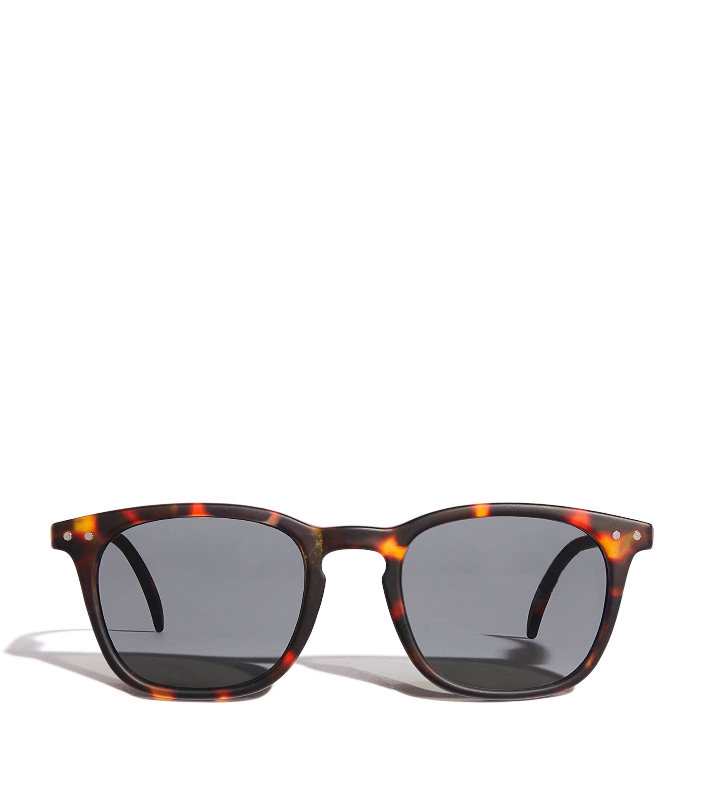 Round Sunglasses TORTOISE SOFT GREY Image 1