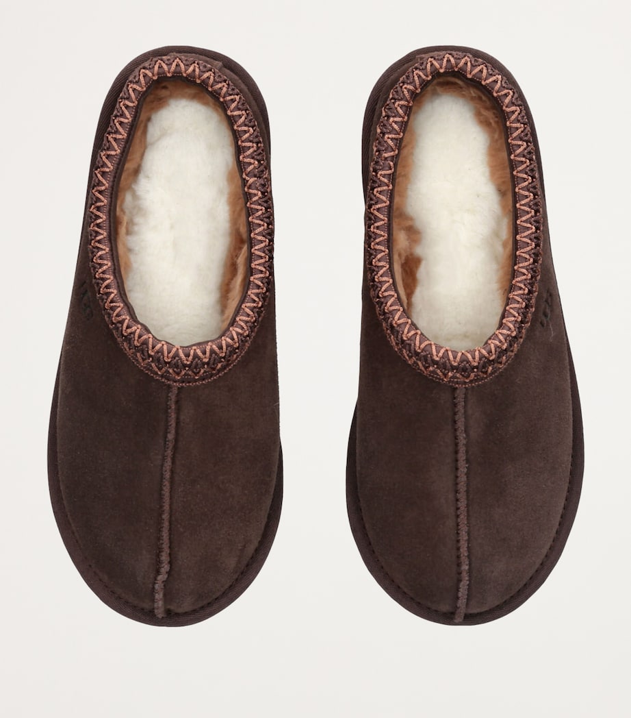 Suede Tasman Slippers DARK BROWN Image 6