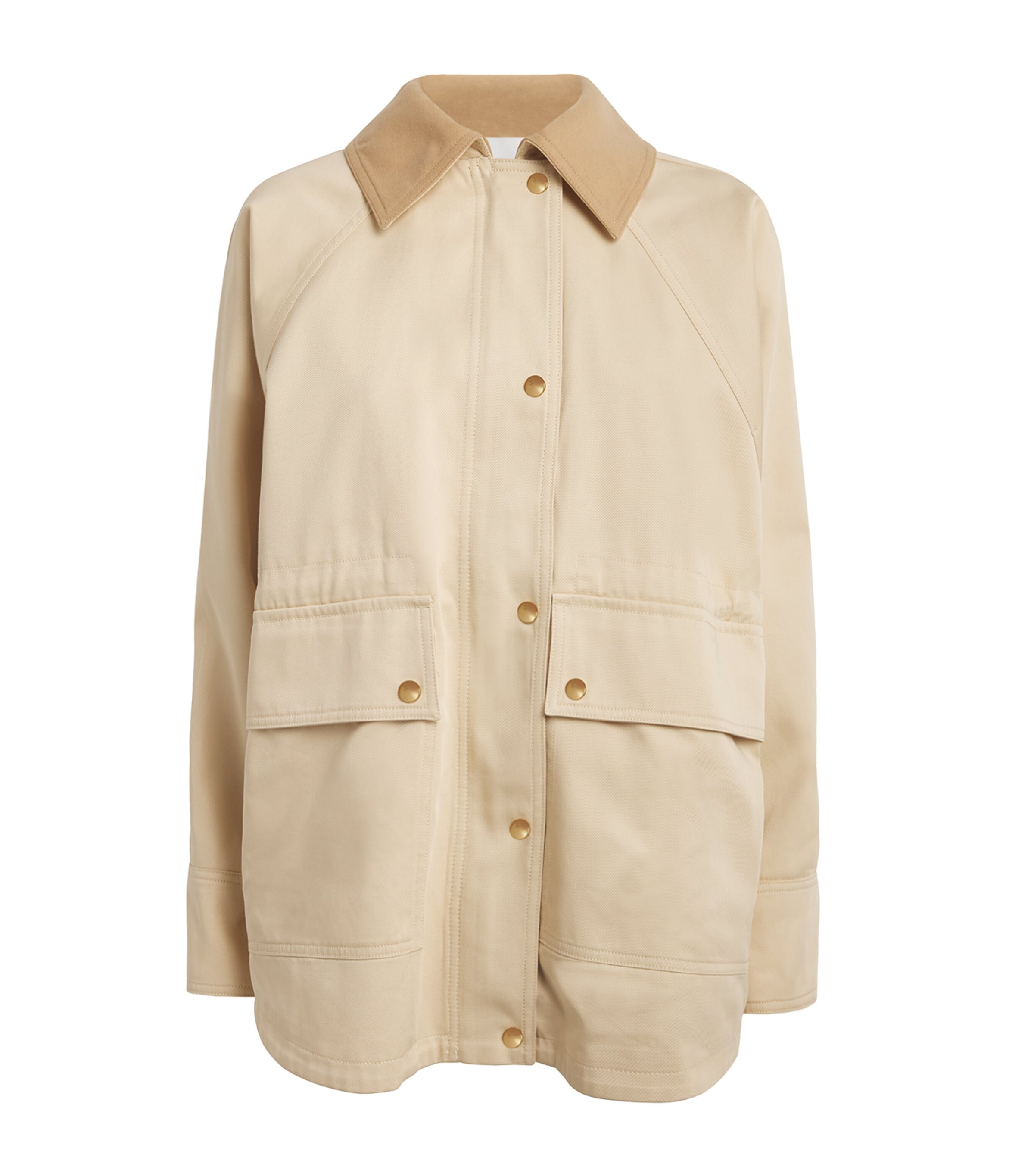 Shop Patou Organic Cotton Work Jacket In White