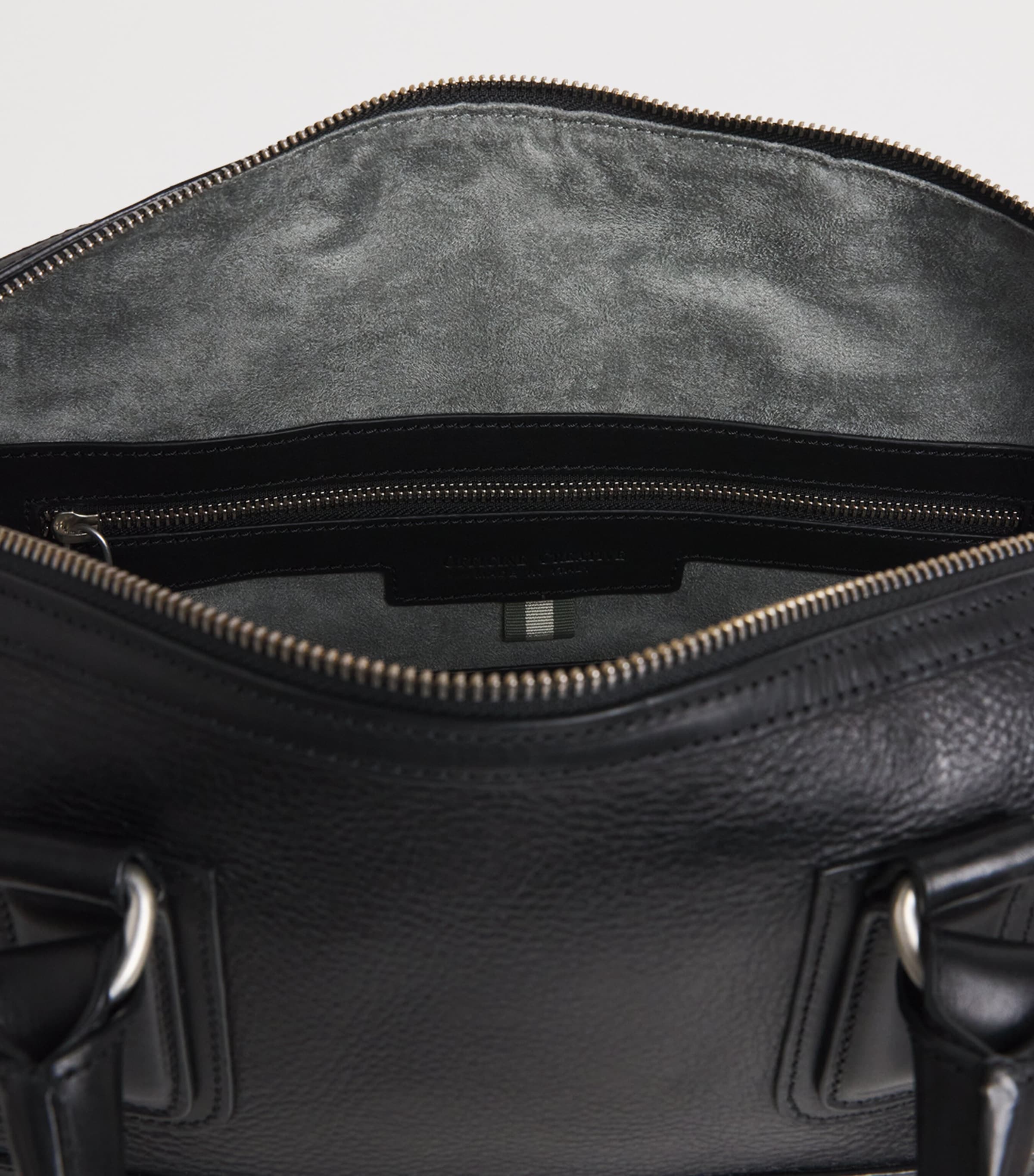 Officine Creative Leather Jules Briefcase Nero Image 5