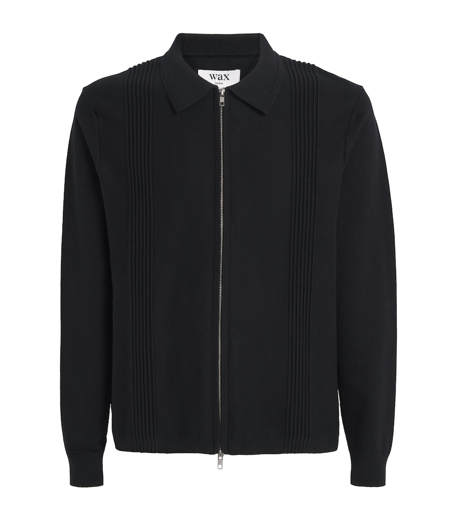 Cotton-Cashmere Lennox Shirt Jacket BLACK Image 1