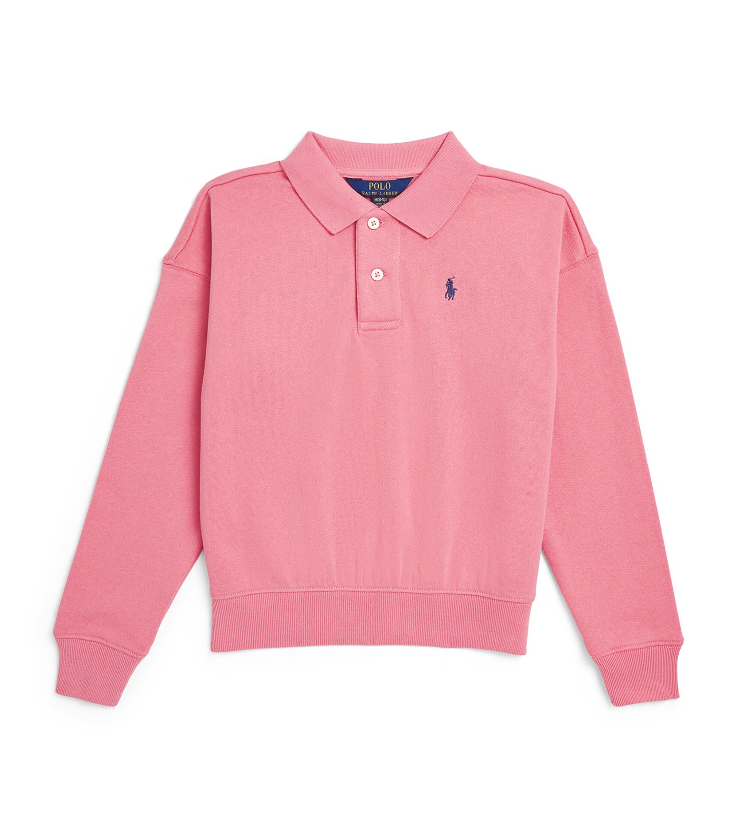 Ralph Lauren Kids Cotton Button-Up Sweatshirt (7-14 Years) | Girls Clothing | Sweatshirts & Hoodies | Designers | Polo Ralph Lauren | Ralph Lauren | Hoodies & Sweatshirts