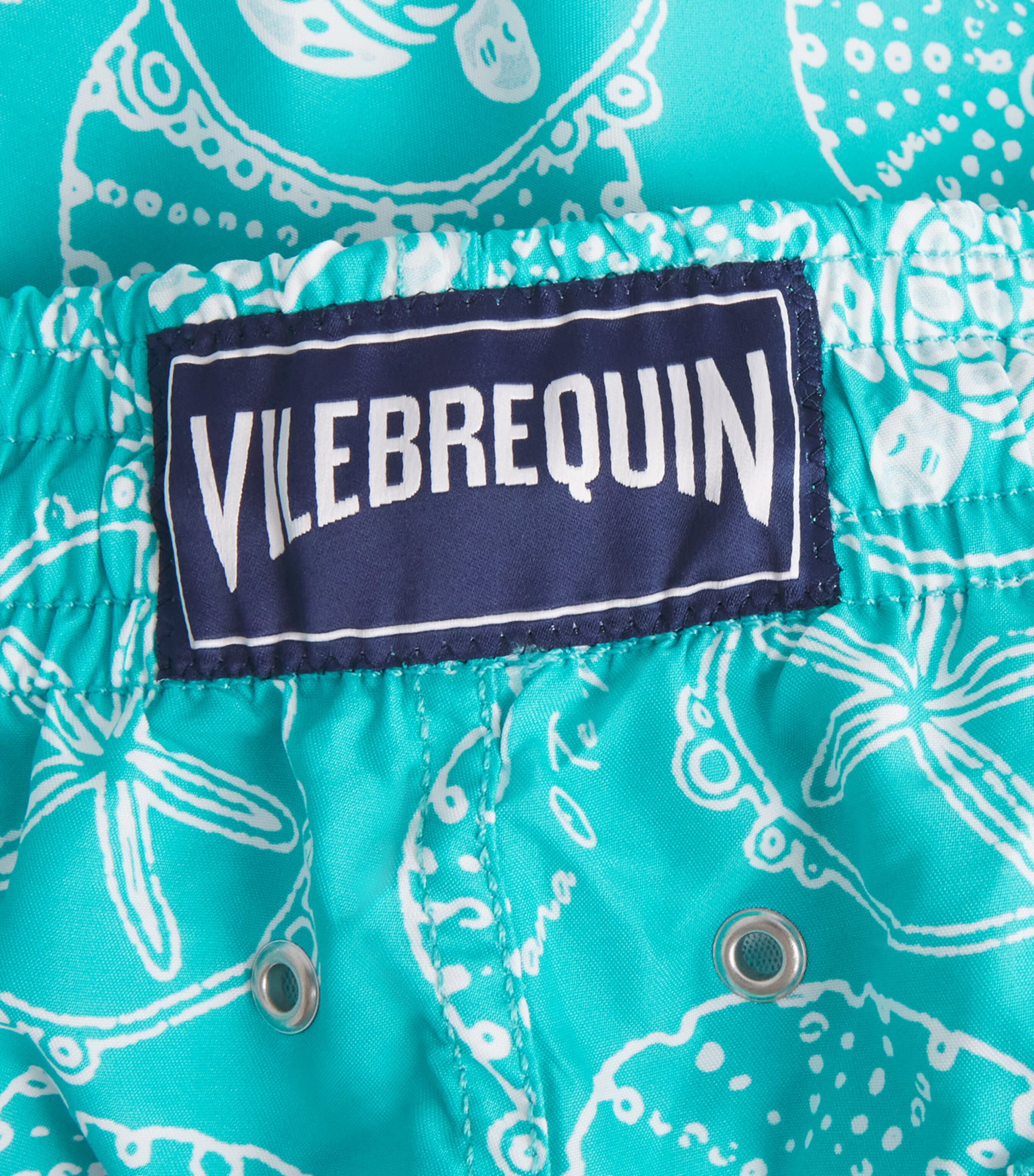 Turtle Print Moorise Swim Shorts 431-VERT DISCO Image 4