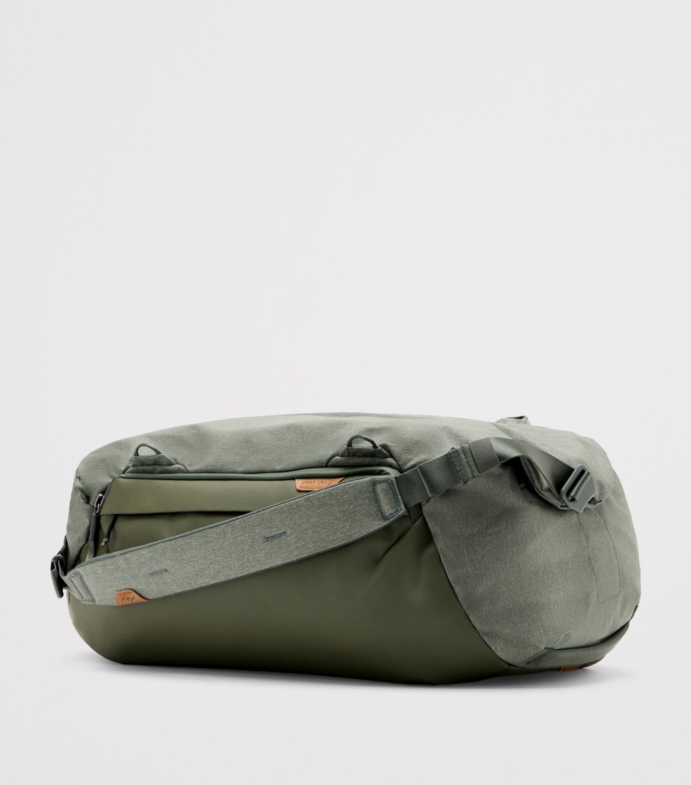 Canvas Travel Holdall SAGE Image 5