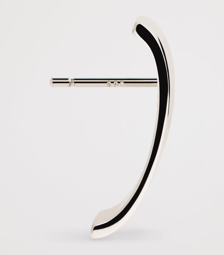 Sterling Silver The Sonya Stud Earrings SILVER Image 4