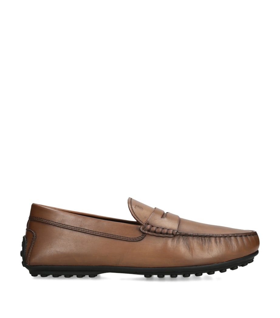 Leather City Gommino Loafers MID BROWN Image 1