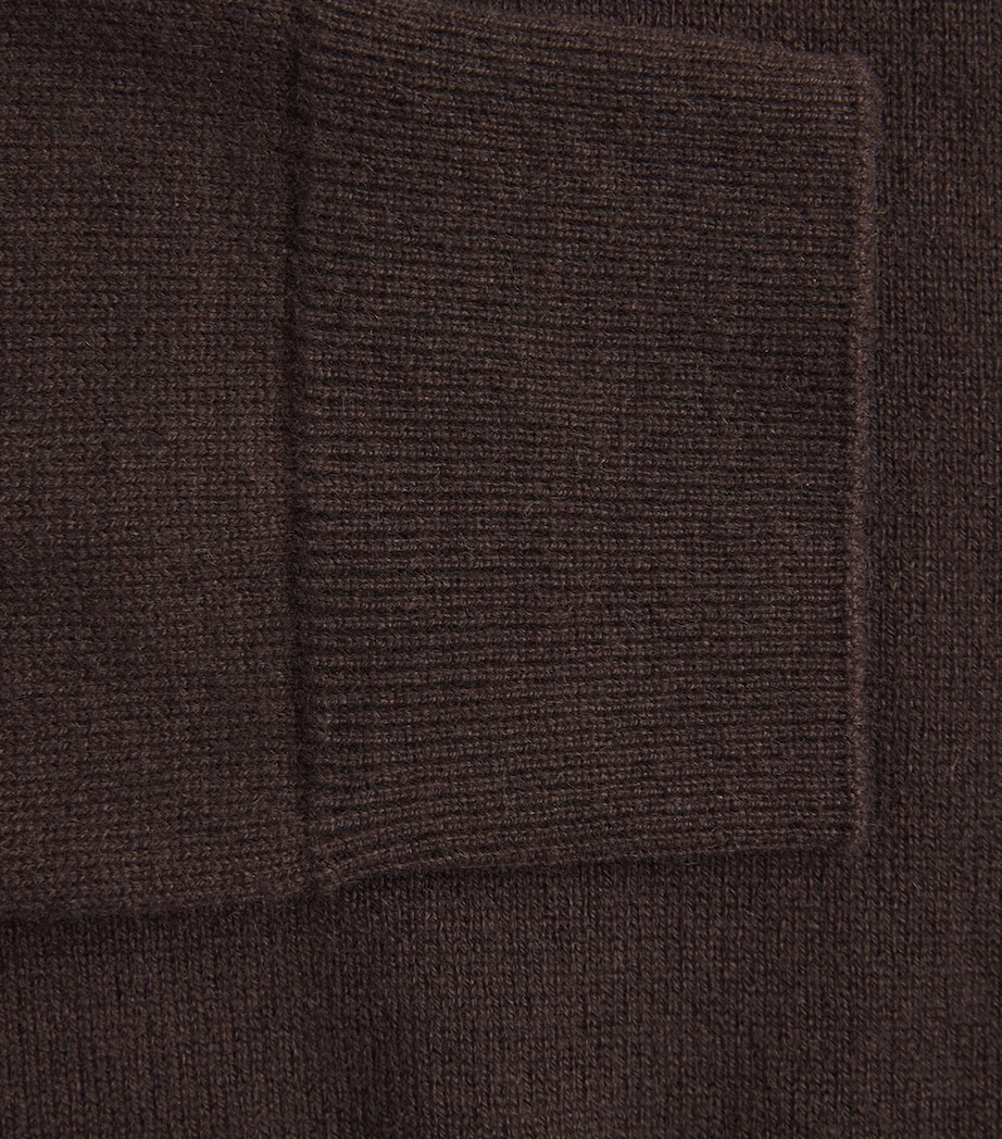 Cashmere Rollneck Sweater BROWN Image 5