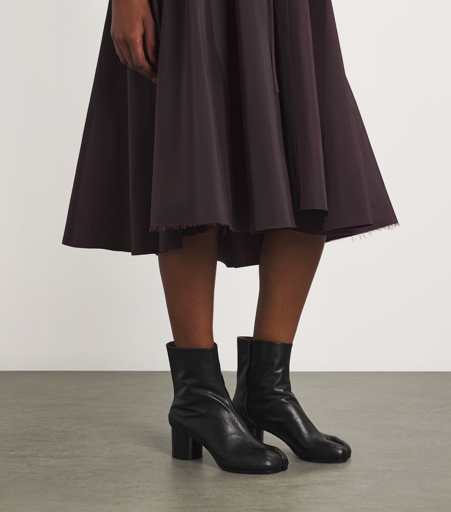 Leather Tabi Boots 60 BLACK Image 2