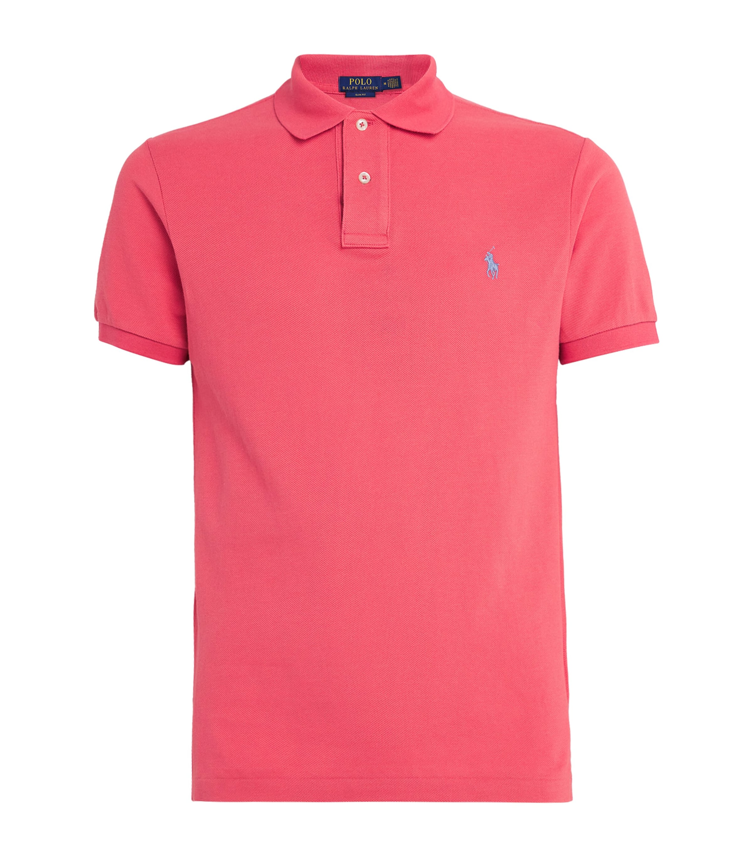 Polo Ralph Lauren Cotton Mesh Slim-fit Polo Shirt In Red