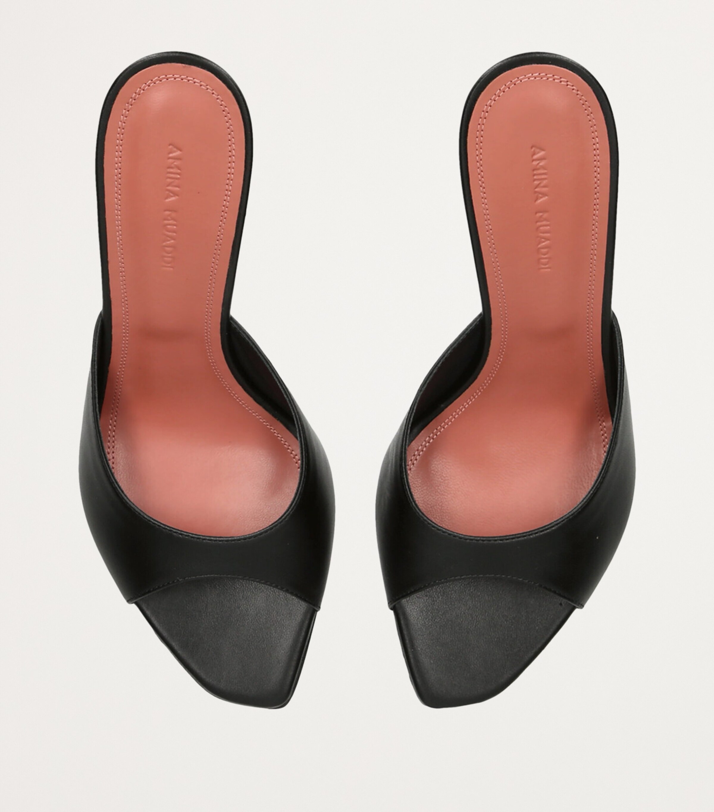 Leather Alexa Mules 90 BLACK Image 4