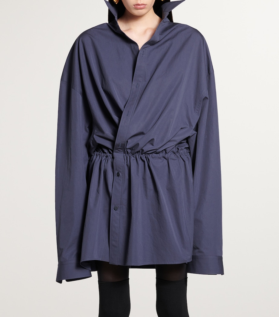 Cotton Mini Shirt Dress 4530 Image 3