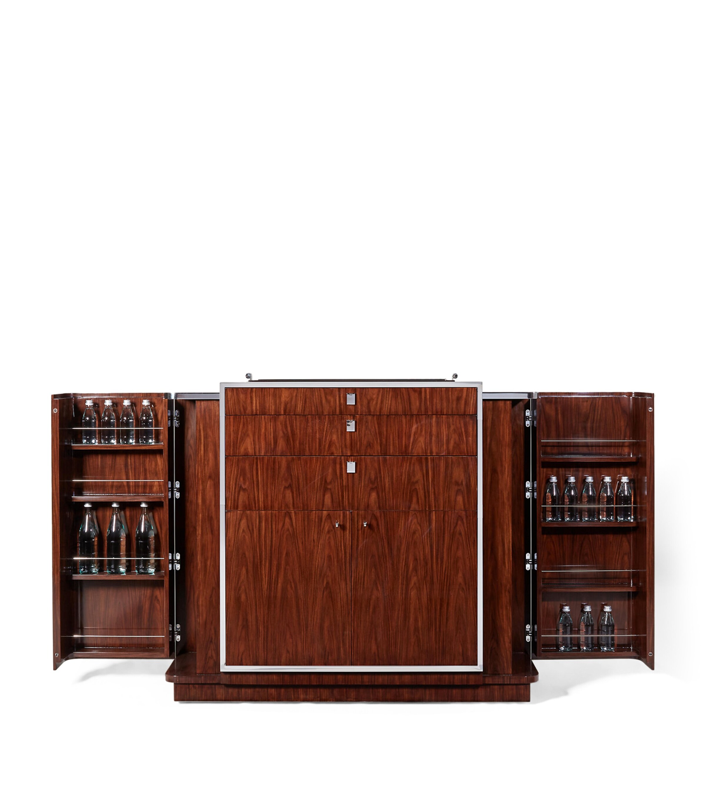 Rosewood and Stainless Steel Duke Bar PENTHOUSE ROSEWOOD Image 4