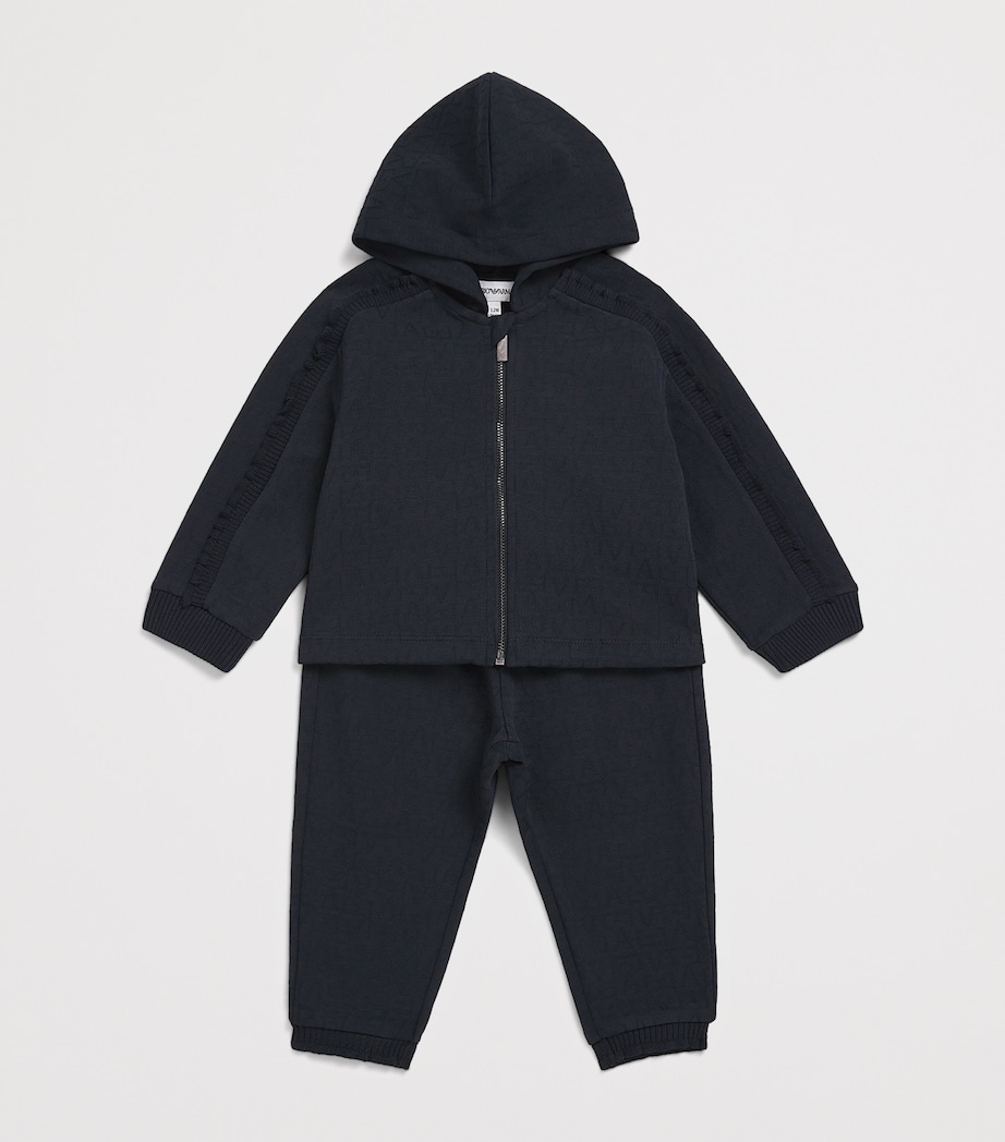 Emporio Armani Kids Drawstring Sweatpants (6-36 Months) Iconico Blu Ea Image 3