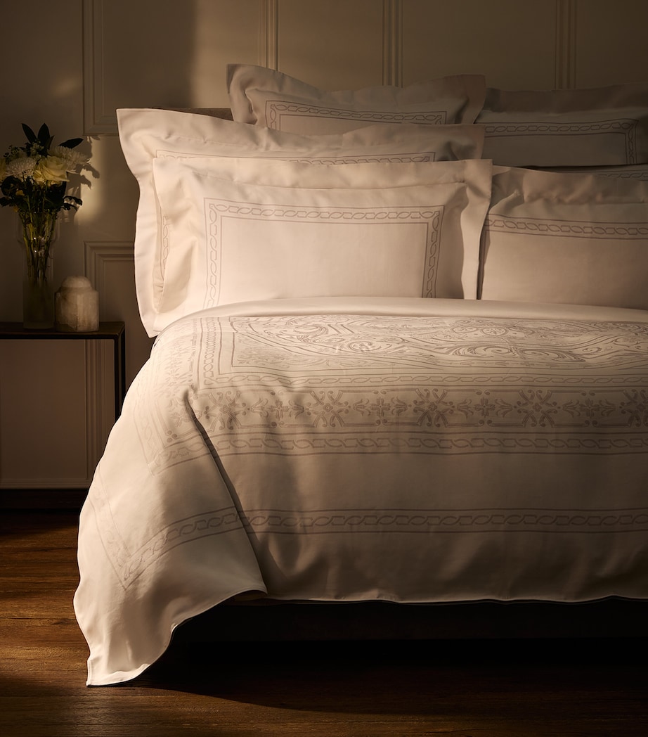 Celso De Lemos Versailles Standard Pillowcase (50cm x 75cm) Perle Image 6