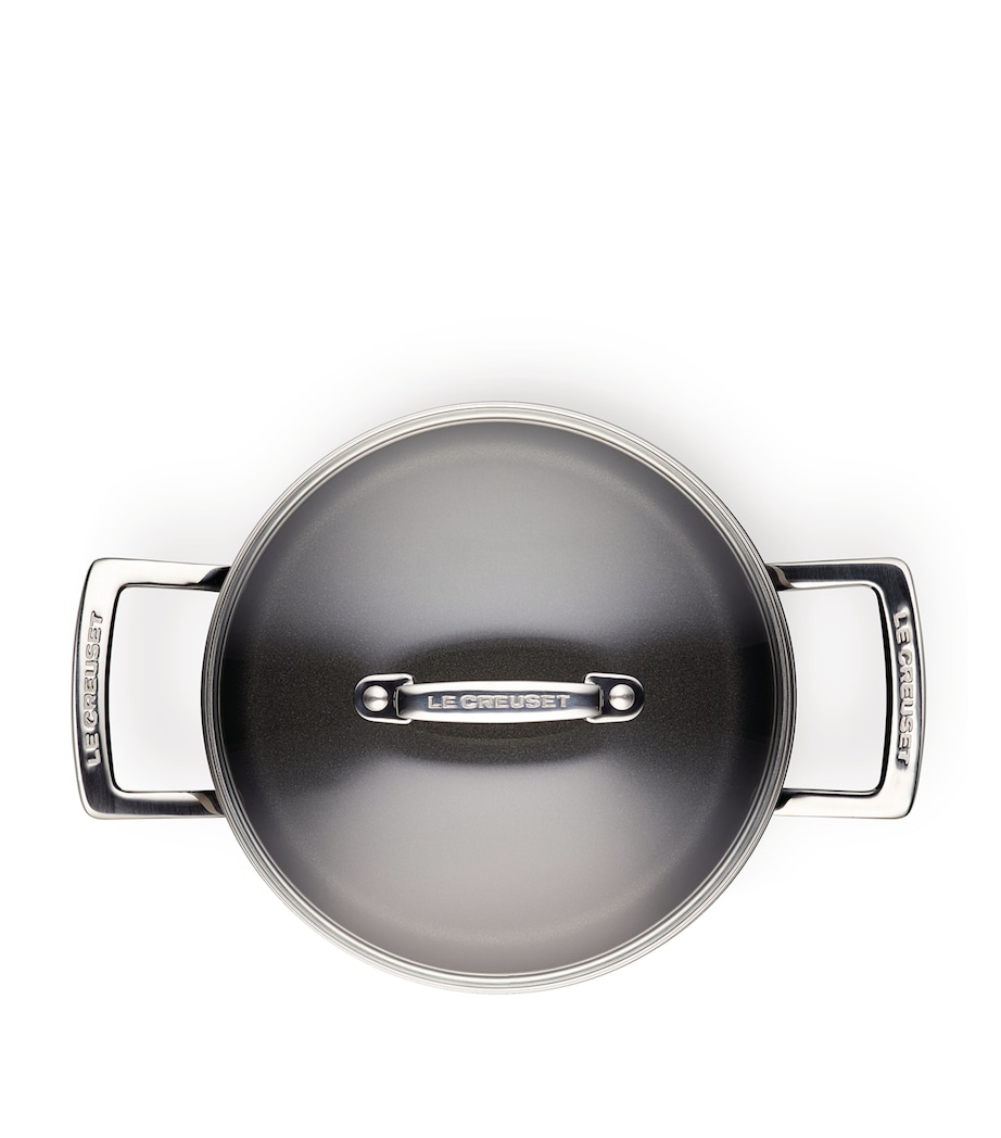 Toughened Non-Stick Deep Casserole Dish (21cm) BLACK Image 5