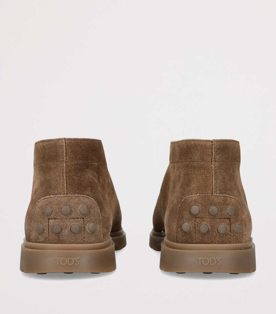 Tod's Suede Ankle Boots Brown Image 4