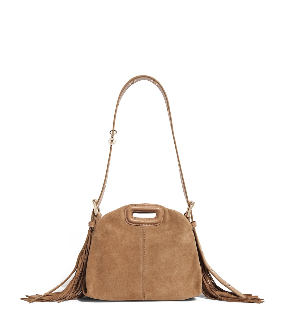 Mini Suede Miss M Shoulder Bag CAMEL Image 1
