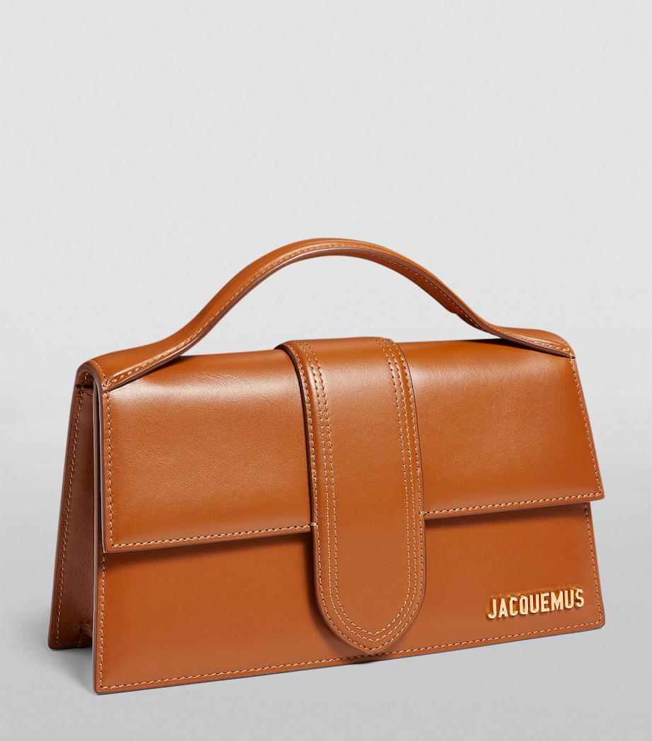 Leather Le Grand Bambino Top-Handle Bag LIGHT BROWN Image 2