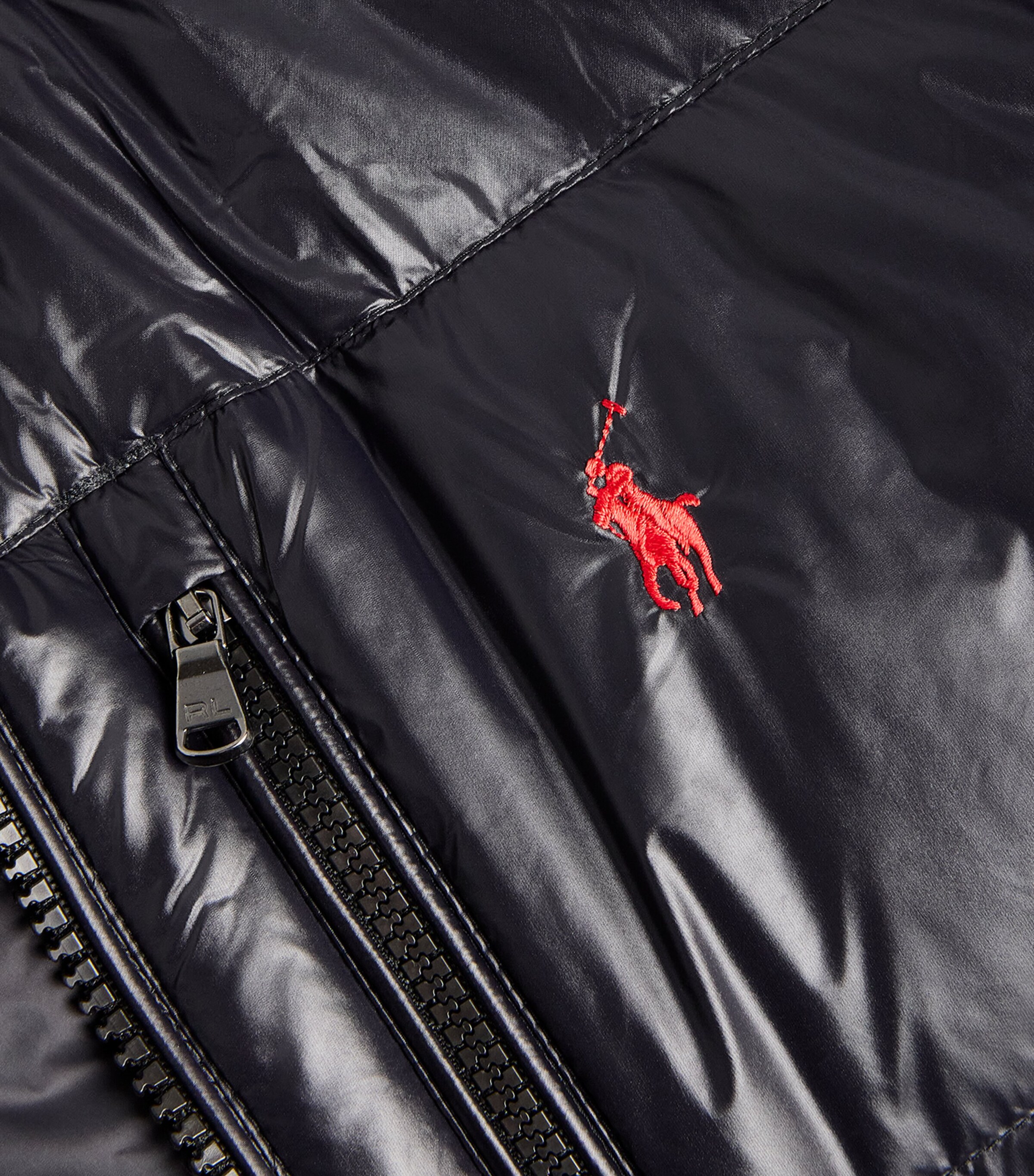 Water-Resistant Down Gorham Puffer Jacket BLACK Image 5