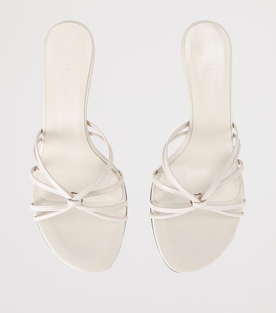 Leather Kitten Heels 50 WHITE Image 6