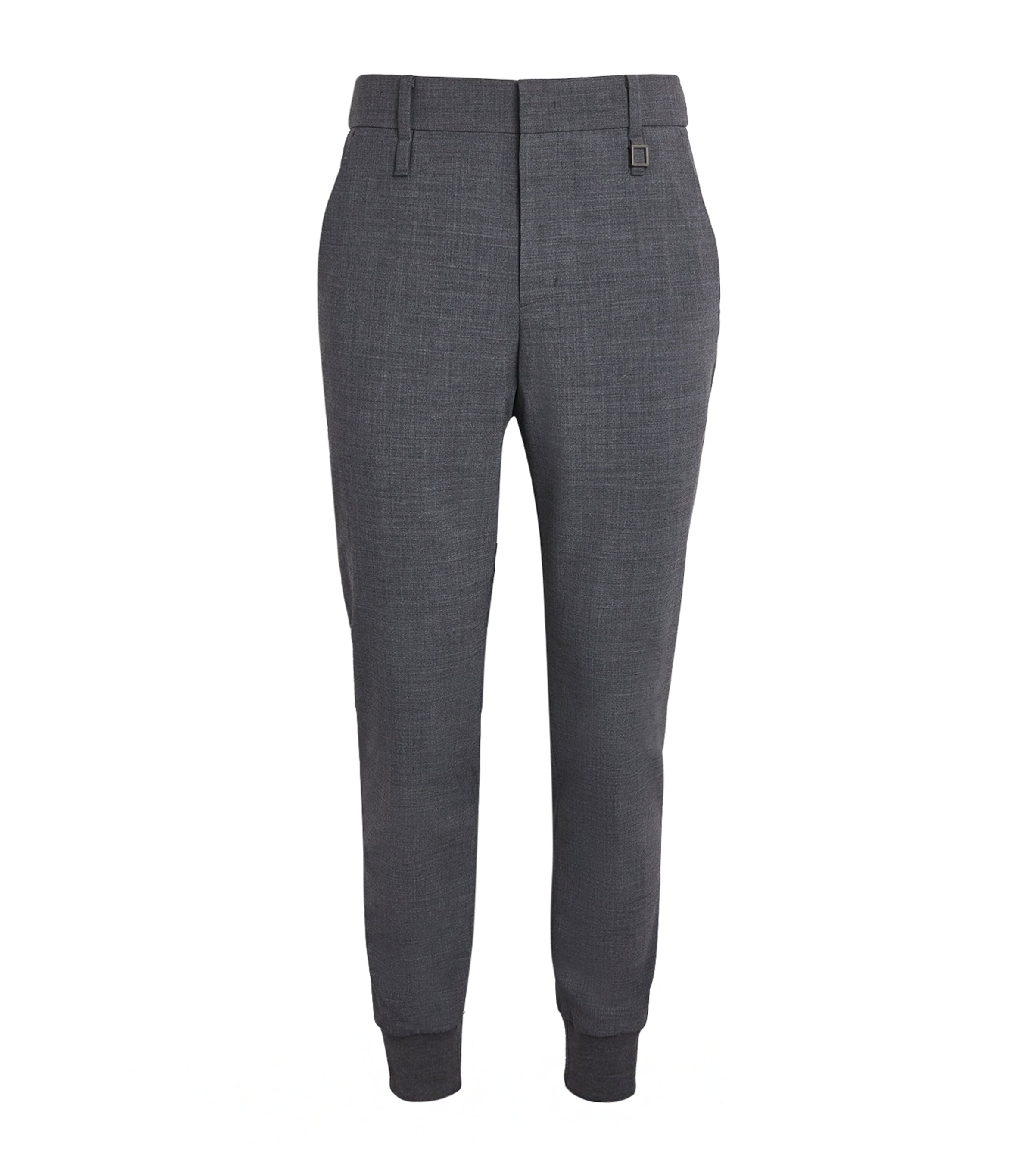 Wooyoungmi Cuffed Trousers In Gray