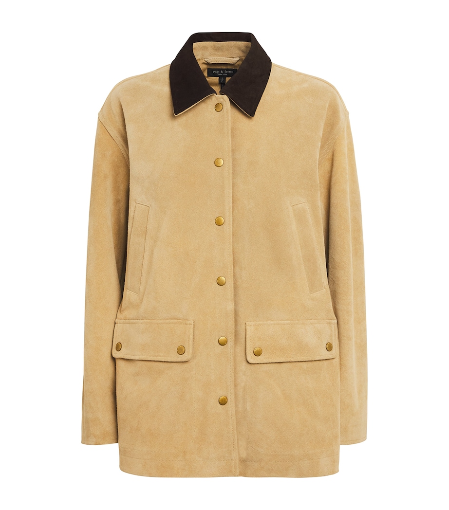Calf Suede Cassidy Jacket TAN Image 1