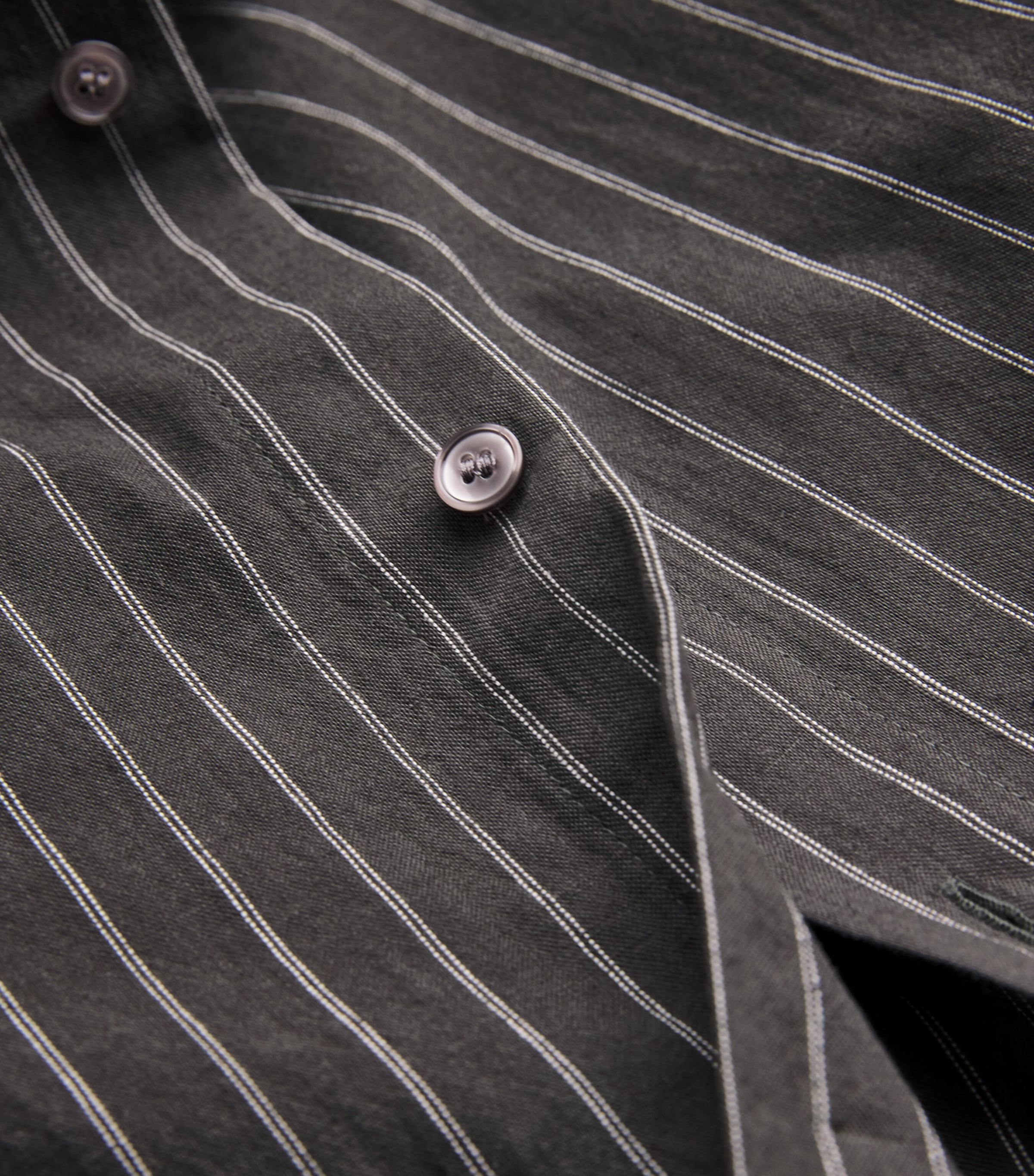 Stripe Oversized Shirt A4039-1850-BKTR Image 5