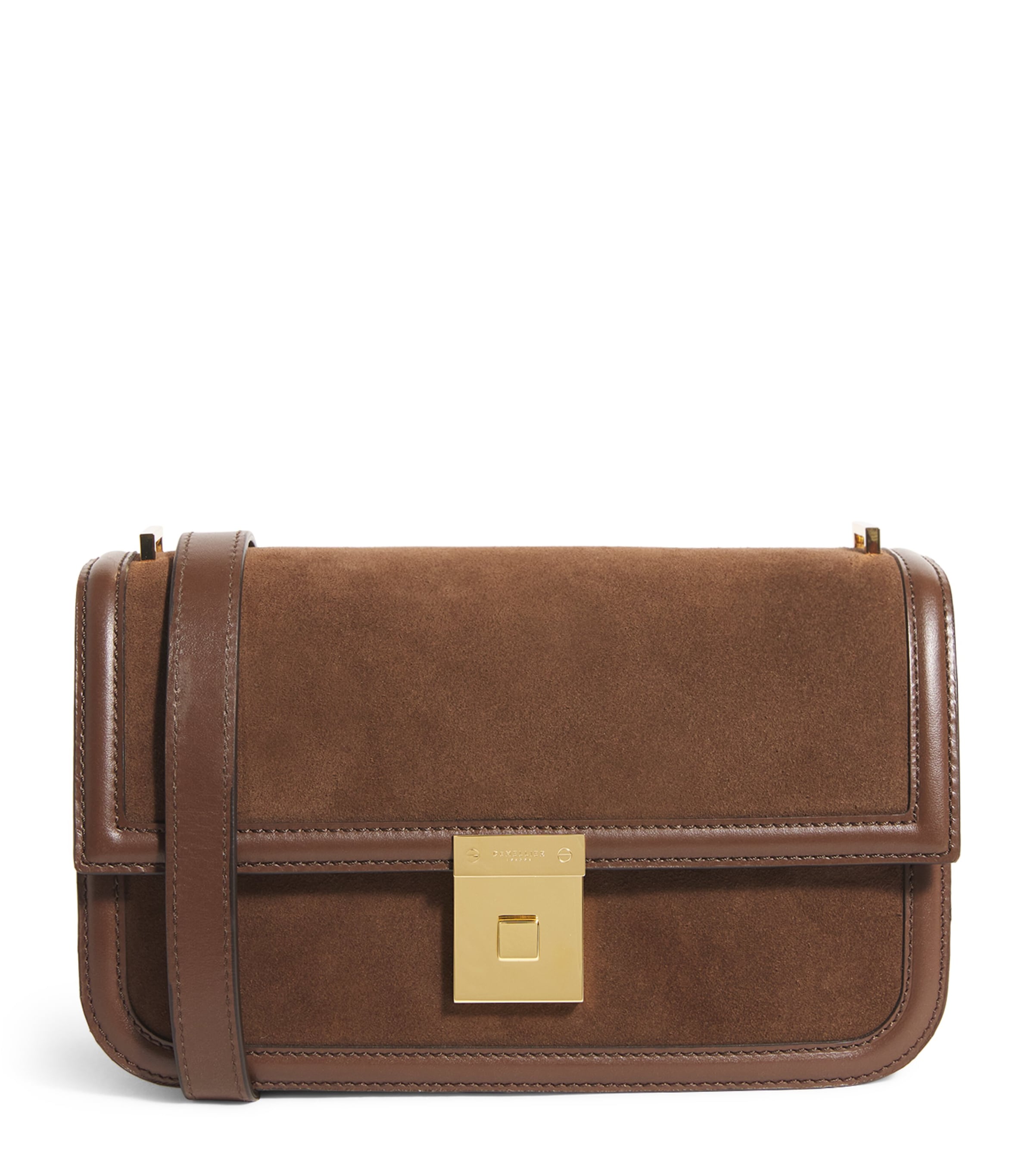 Demellier Suede Paris Cross-body Bag In Brown