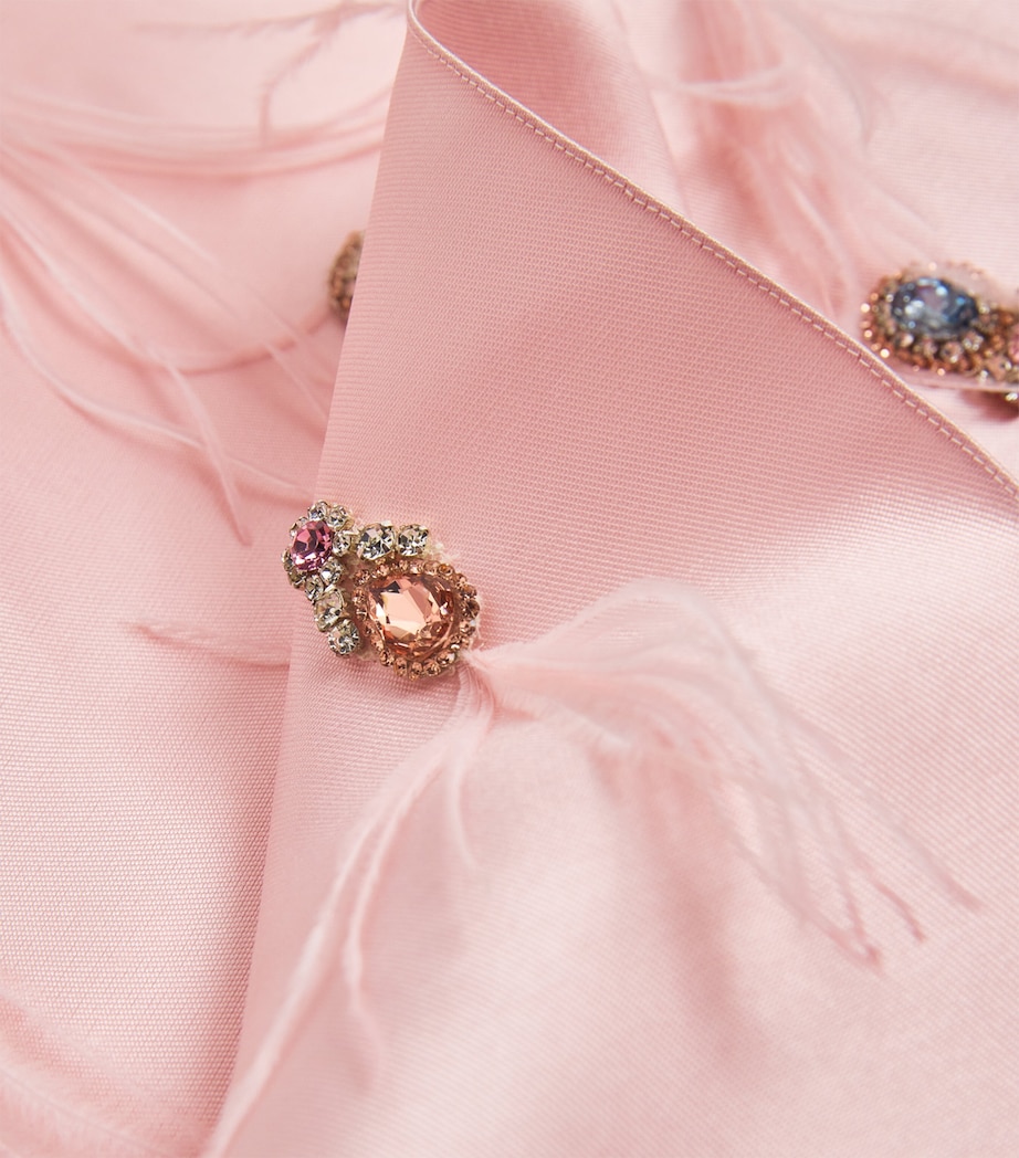 Embellished Cape Dress (2-14 Years) PINK Image 3