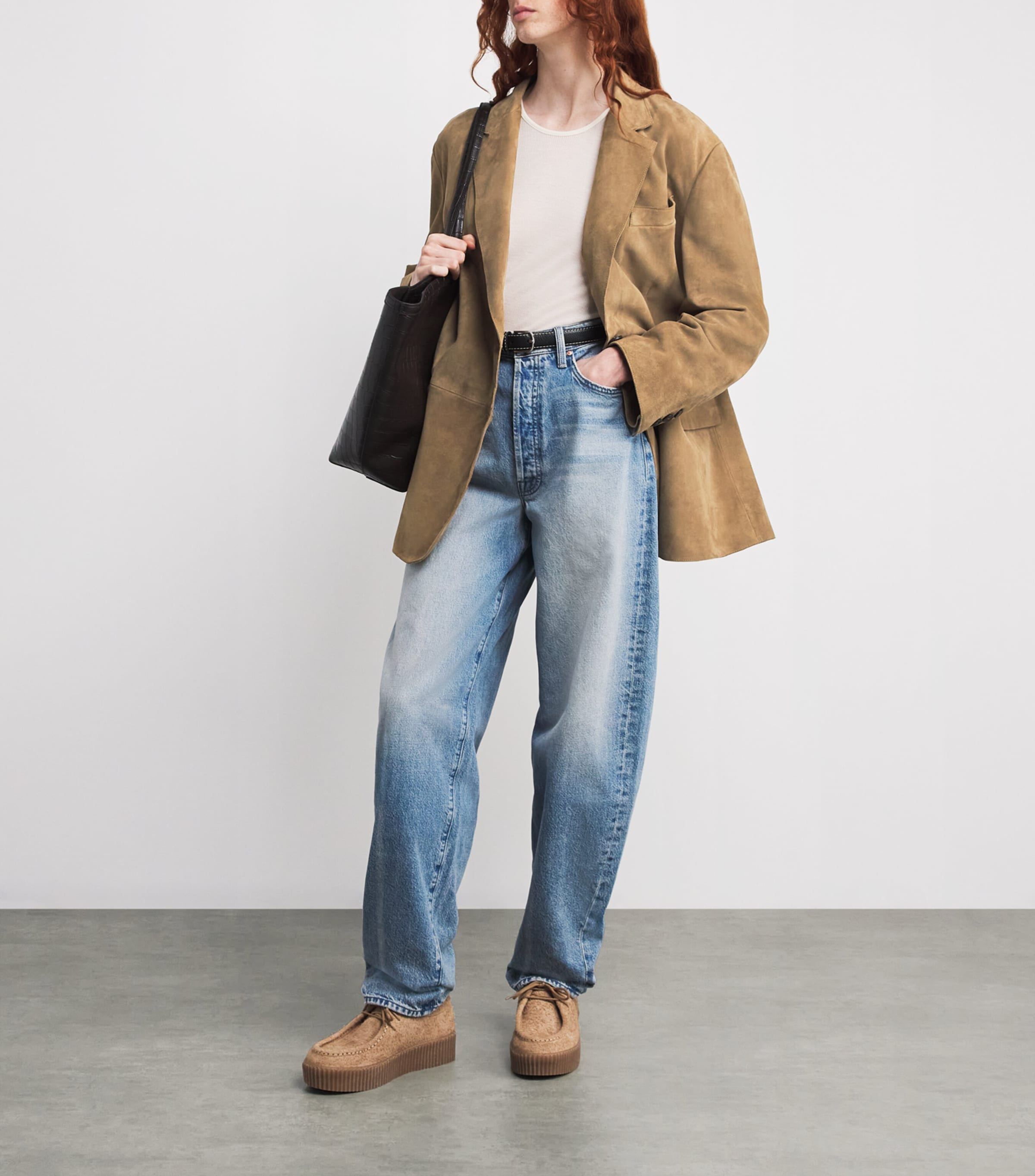 Suede Blazer DESERT Image 2