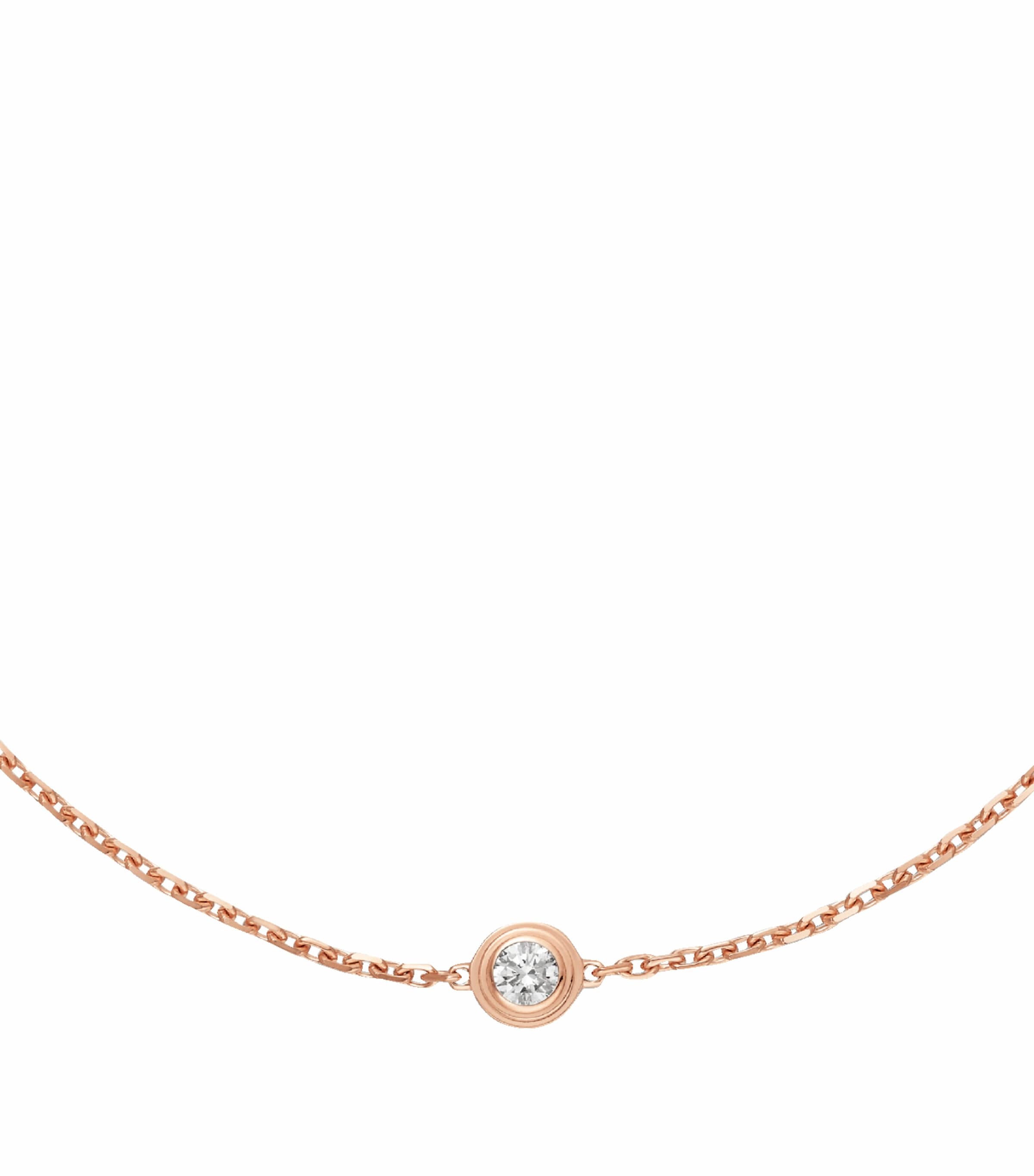 Rose Gold and Diamond Cartier d'Amour Bracelet ROSE GOLD Image 3