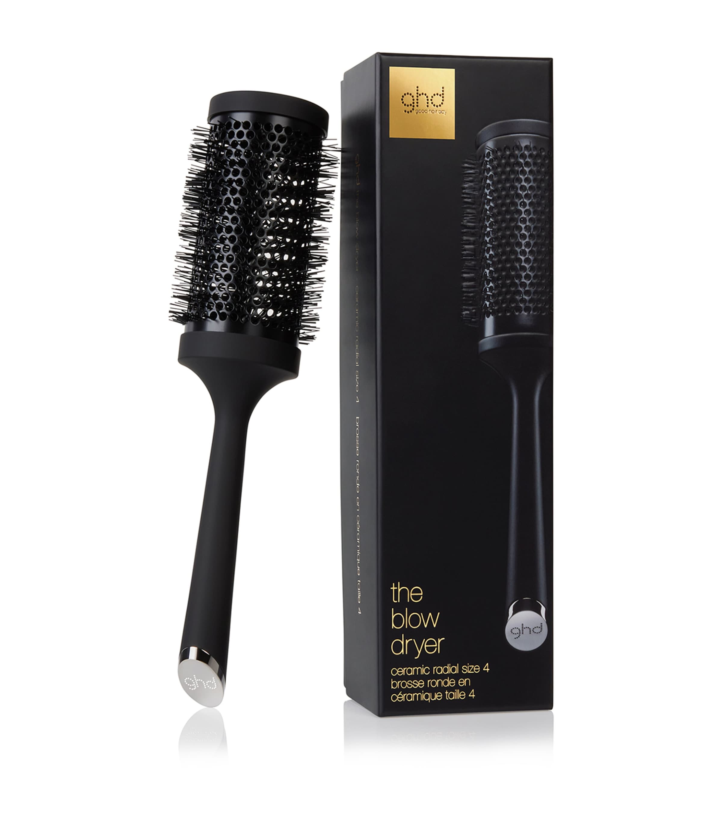 The Blow Dryer Ceramic Radial Size 4 Hair Brush NO COLOUR Image 2