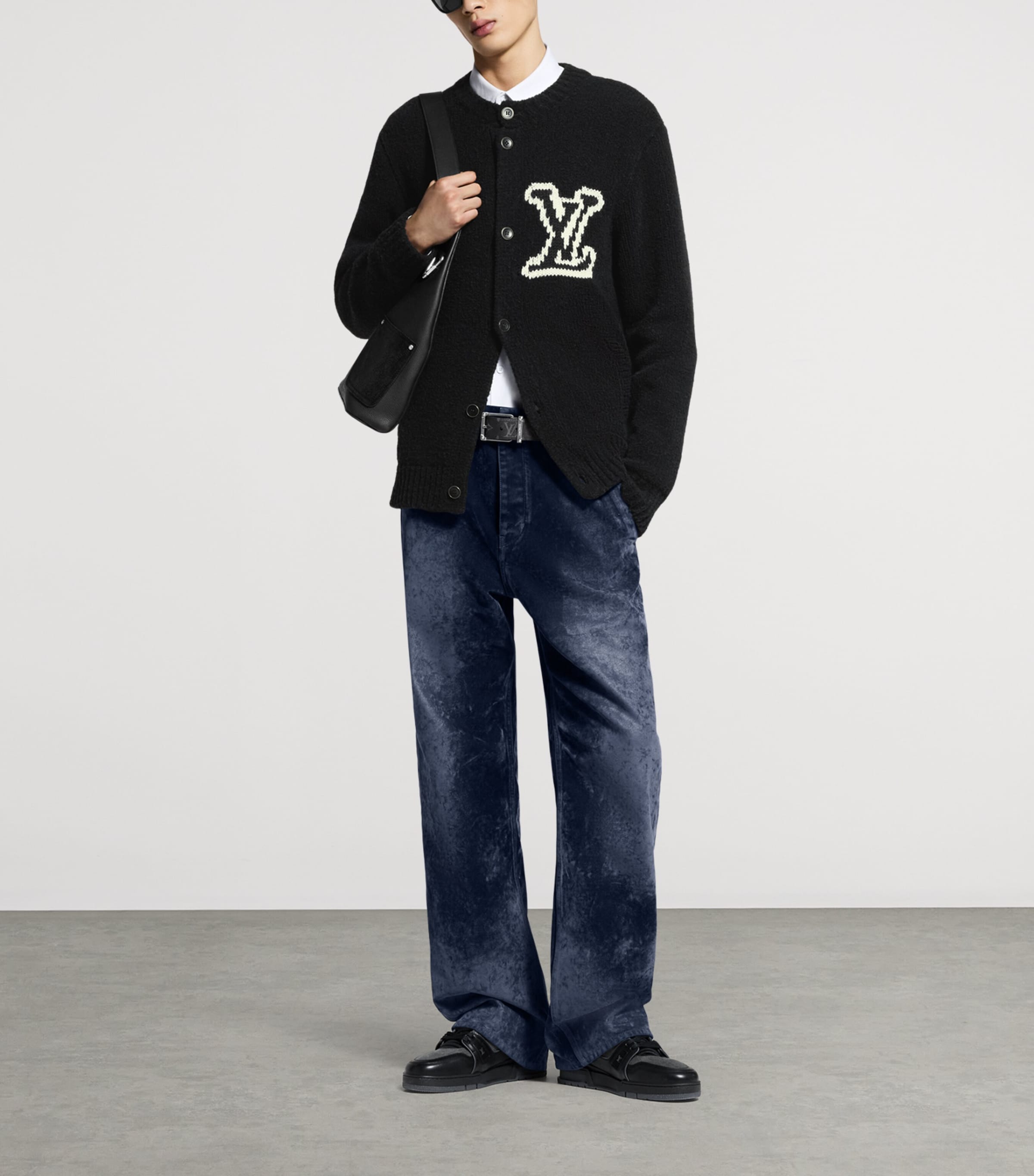 LV Low-Top Sneakers BLACK Image 8