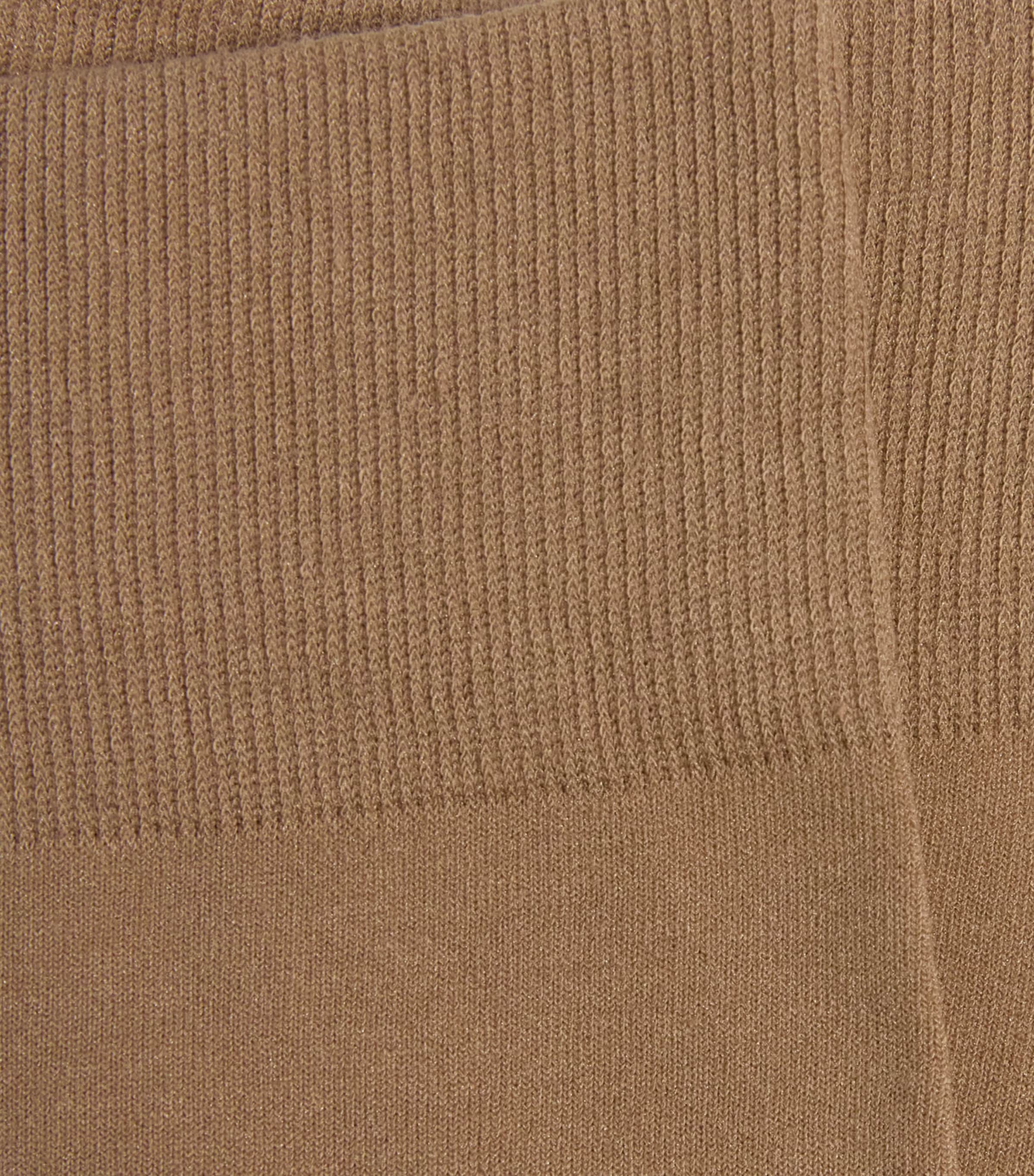 Falke Womens Cotton Touch Knee-High Socks Nude Image 2