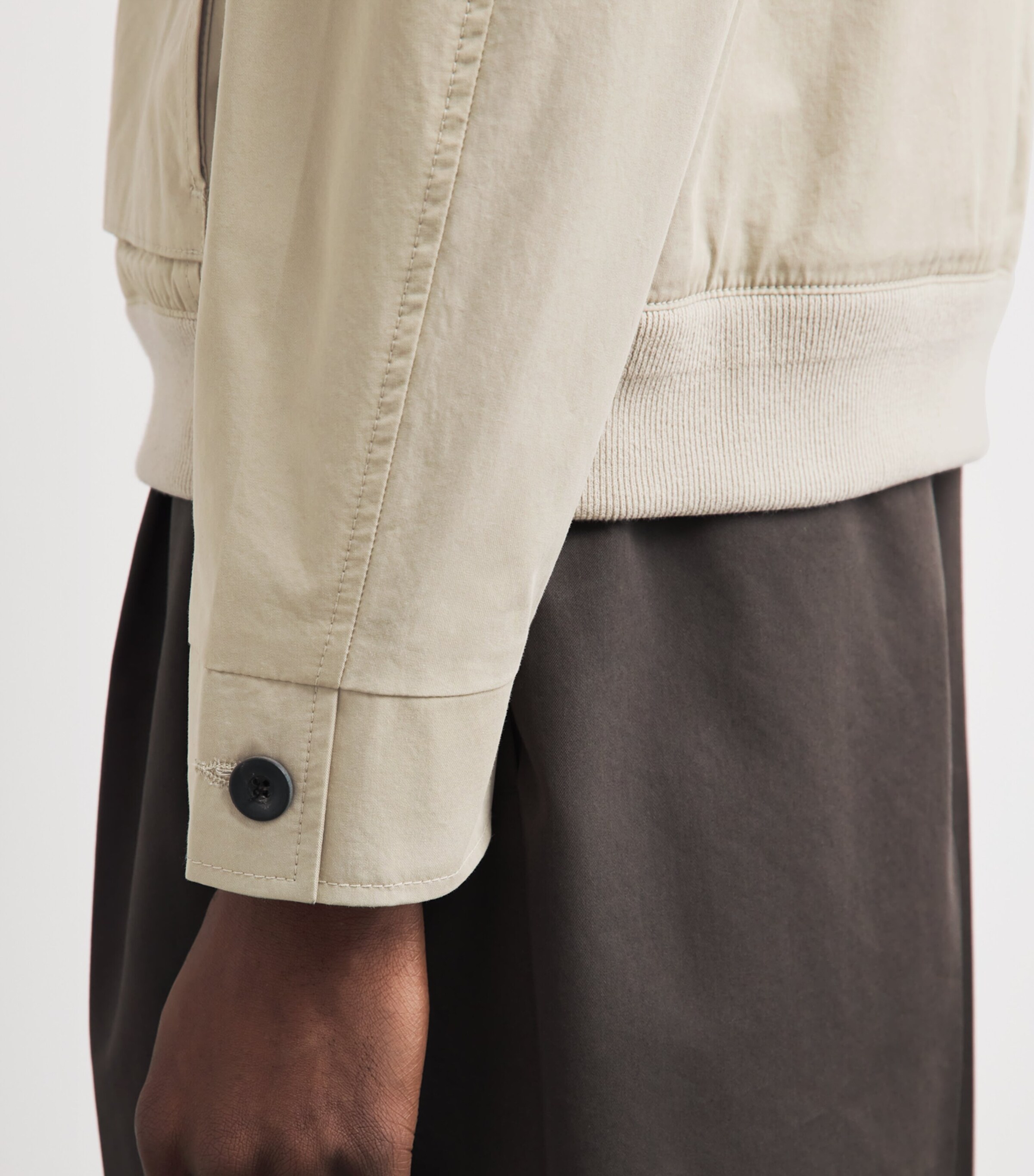 Citizens of Humanity Mens Cotton Utility Jacket Wheat Image 3