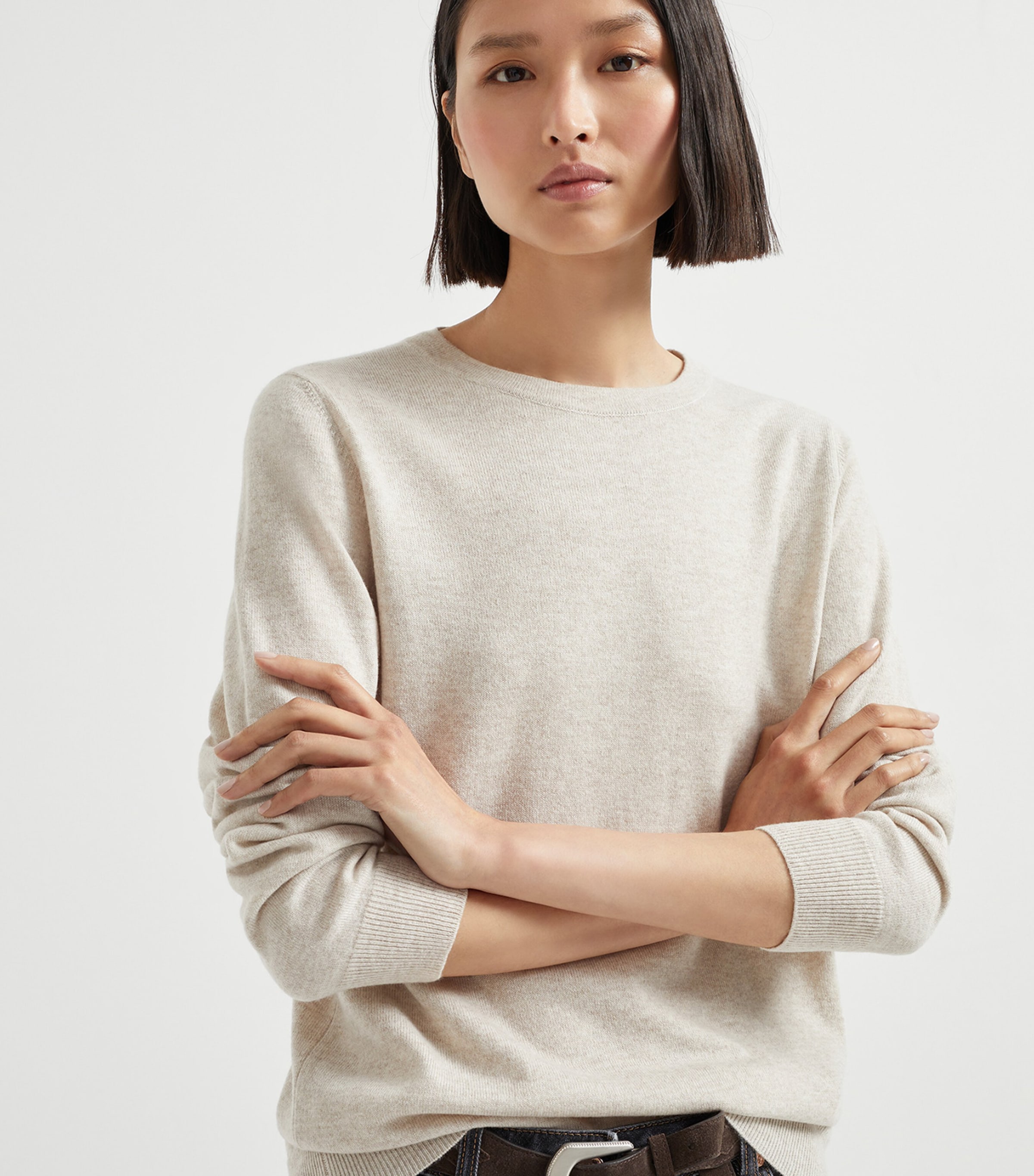 Brunello Cucinelli Cashmere Monili-Trim Sweater Image 5